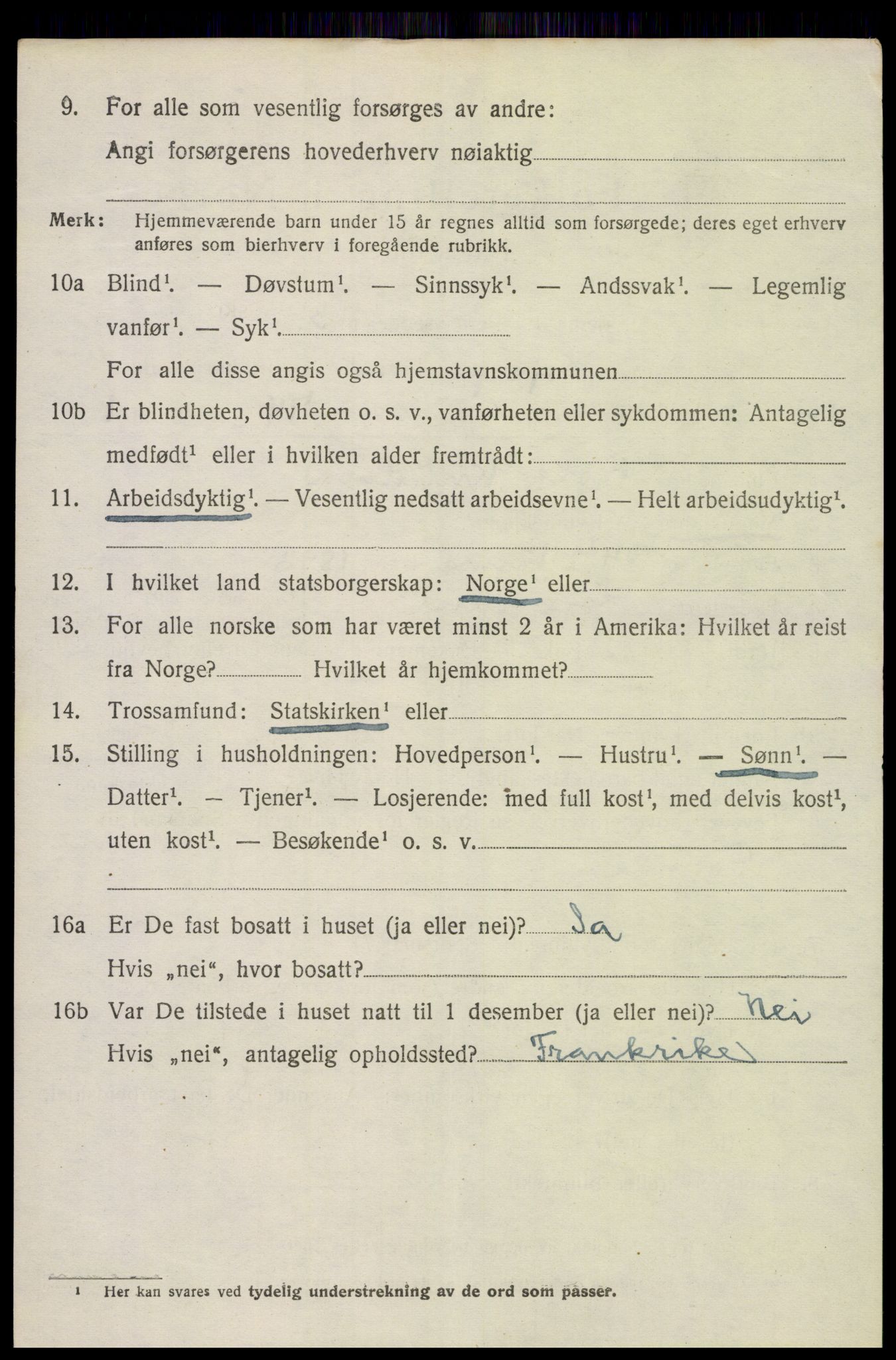 SAKO, 1920 census for Gjerpen, 1920, p. 17221