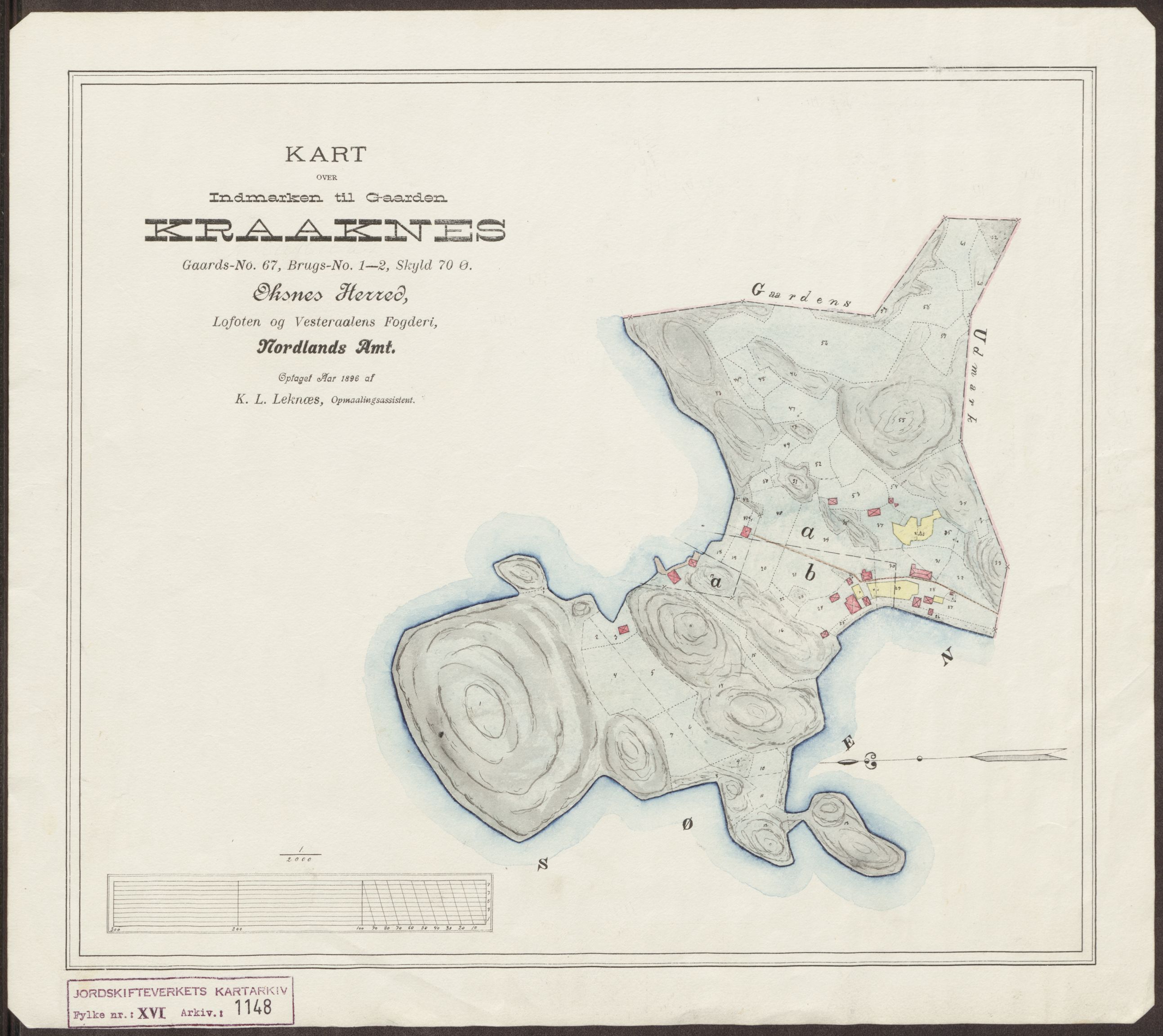 Jordskifteverkets kartarkiv, AV/RA-S-3929/T, 1859-1988, p. 1312
