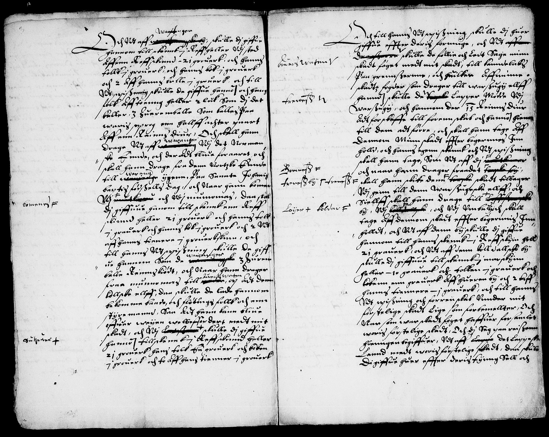 Danske Kanselli, Skapsaker, AV/RA-EA-4061/F/L0078: Skap 15, pakke 125A, 1591-1706, p. 5