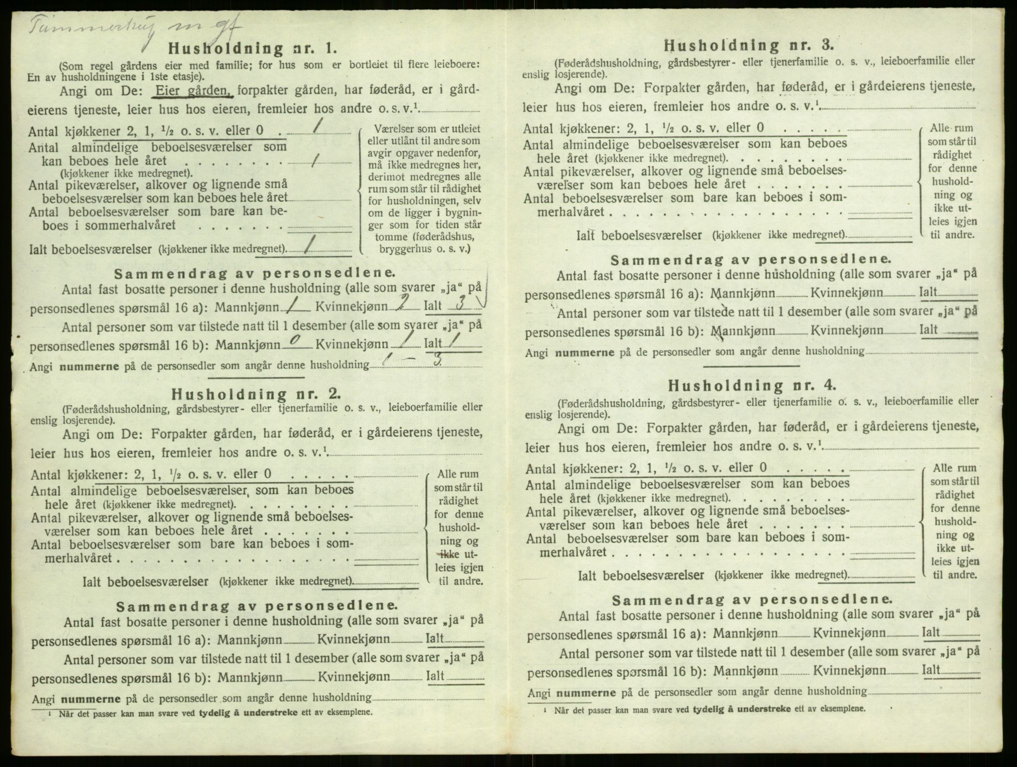 SAO, 1920 census for Nannestad, 1920, p. 49