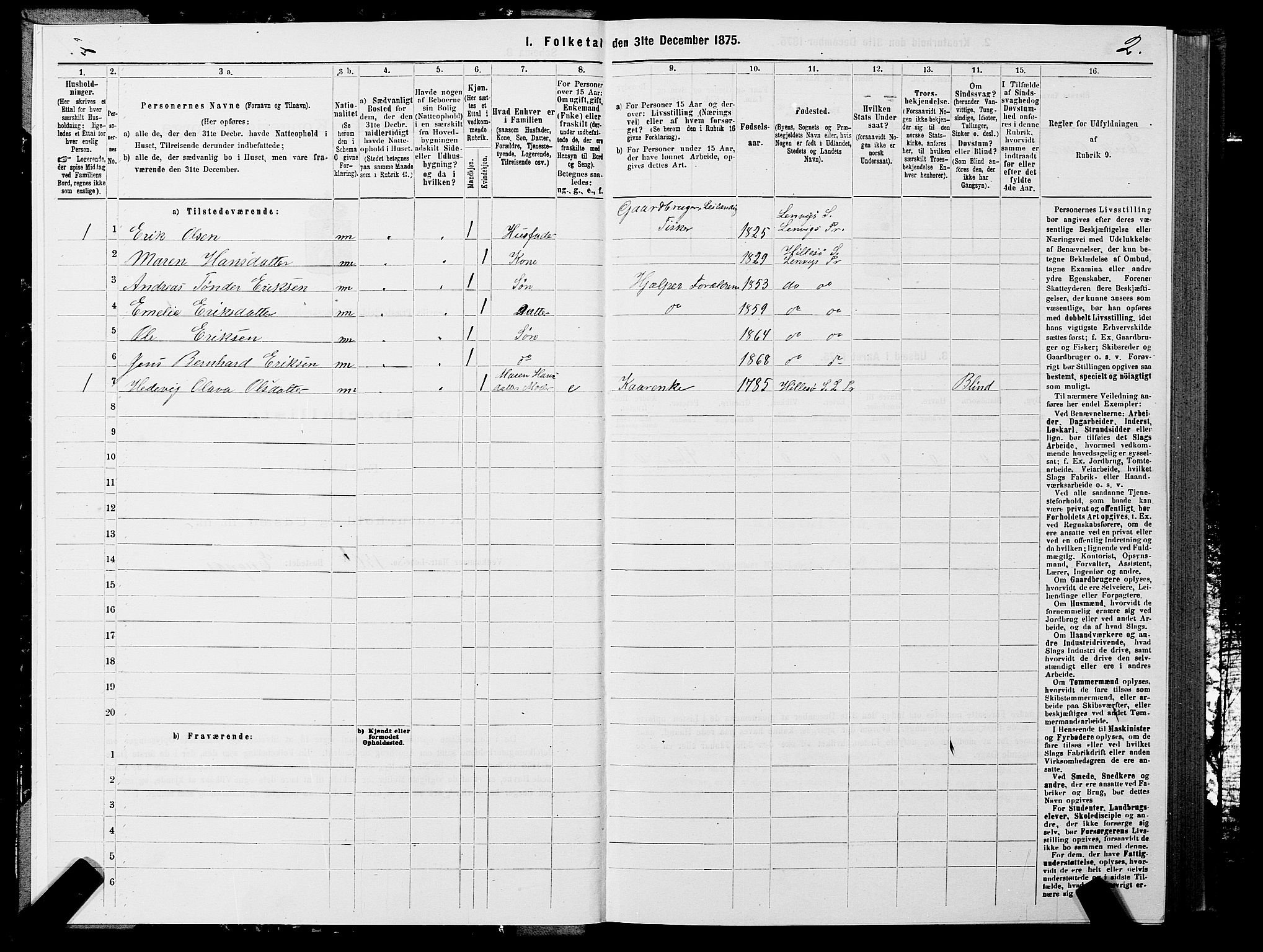 SATØ, 1875 census for 1931P Lenvik, 1875, p. 4002