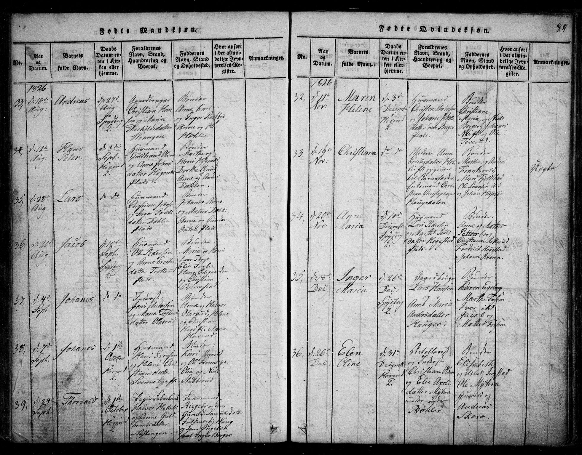 Spydeberg prestekontor Kirkebøker, SAO/A-10924/G/Ga/L0001: Parish register (copy) no. I 1, 1814-1868, p. 84