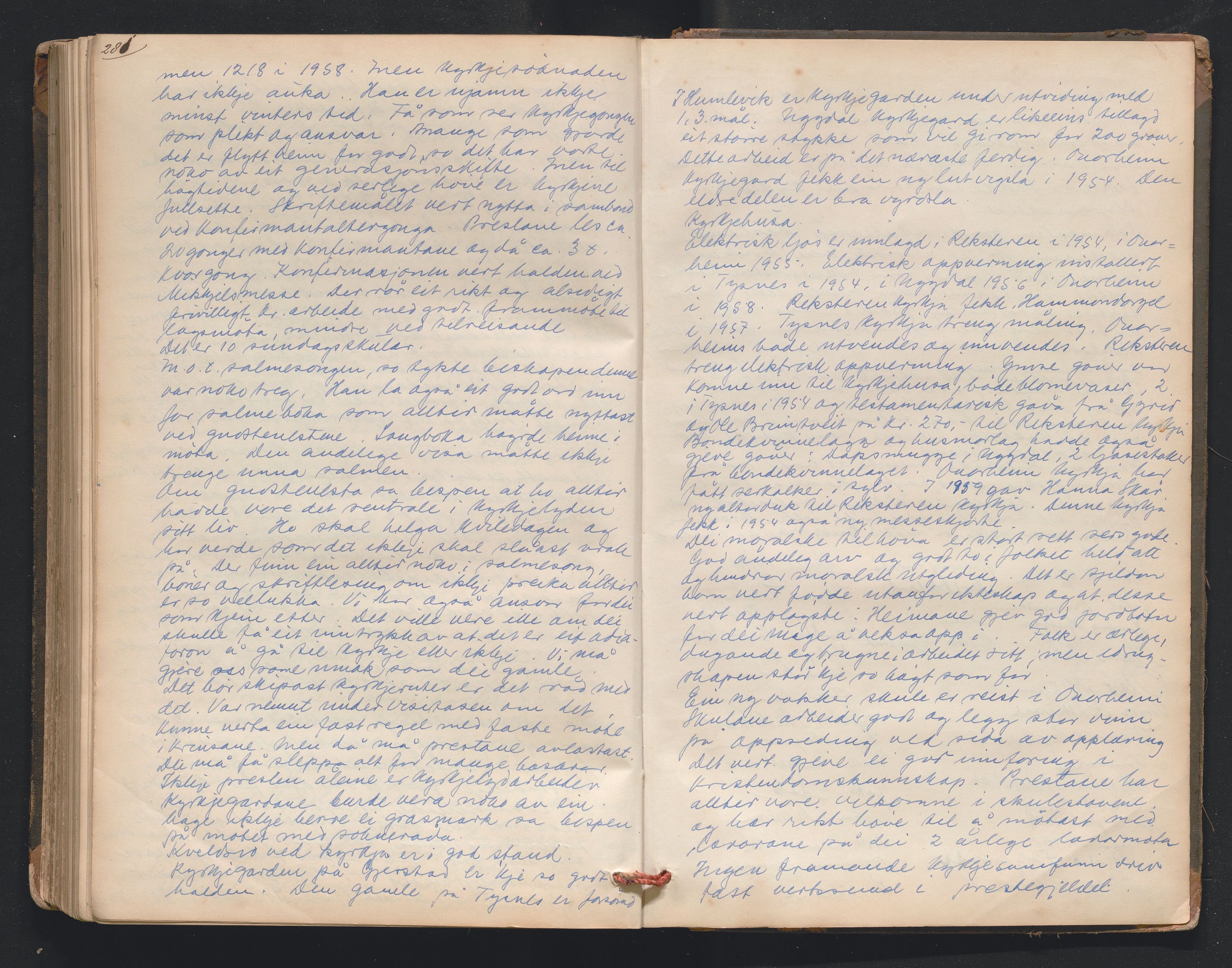 Nordre Sunnhordland prosti, AV/SAB-A-99912/F/L0001: Visitasprotokoll , 1860-1959, p. 281