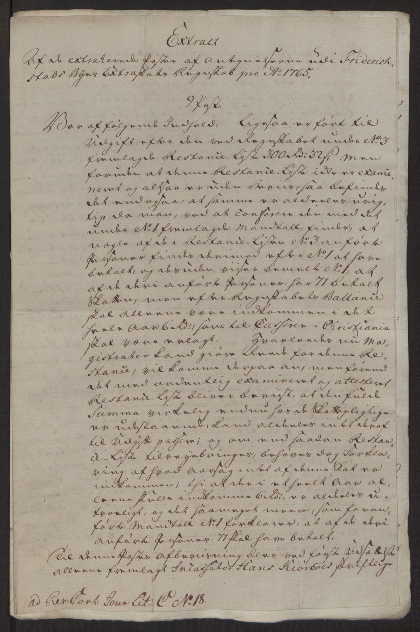 Rentekammeret inntil 1814, Reviderte regnskaper, Byregnskaper, AV/RA-EA-4066/R/Rb/L0029/0001: [B3] Kontribusjonsregnskap / Ekstraskatt, 1762-1772, p. 179