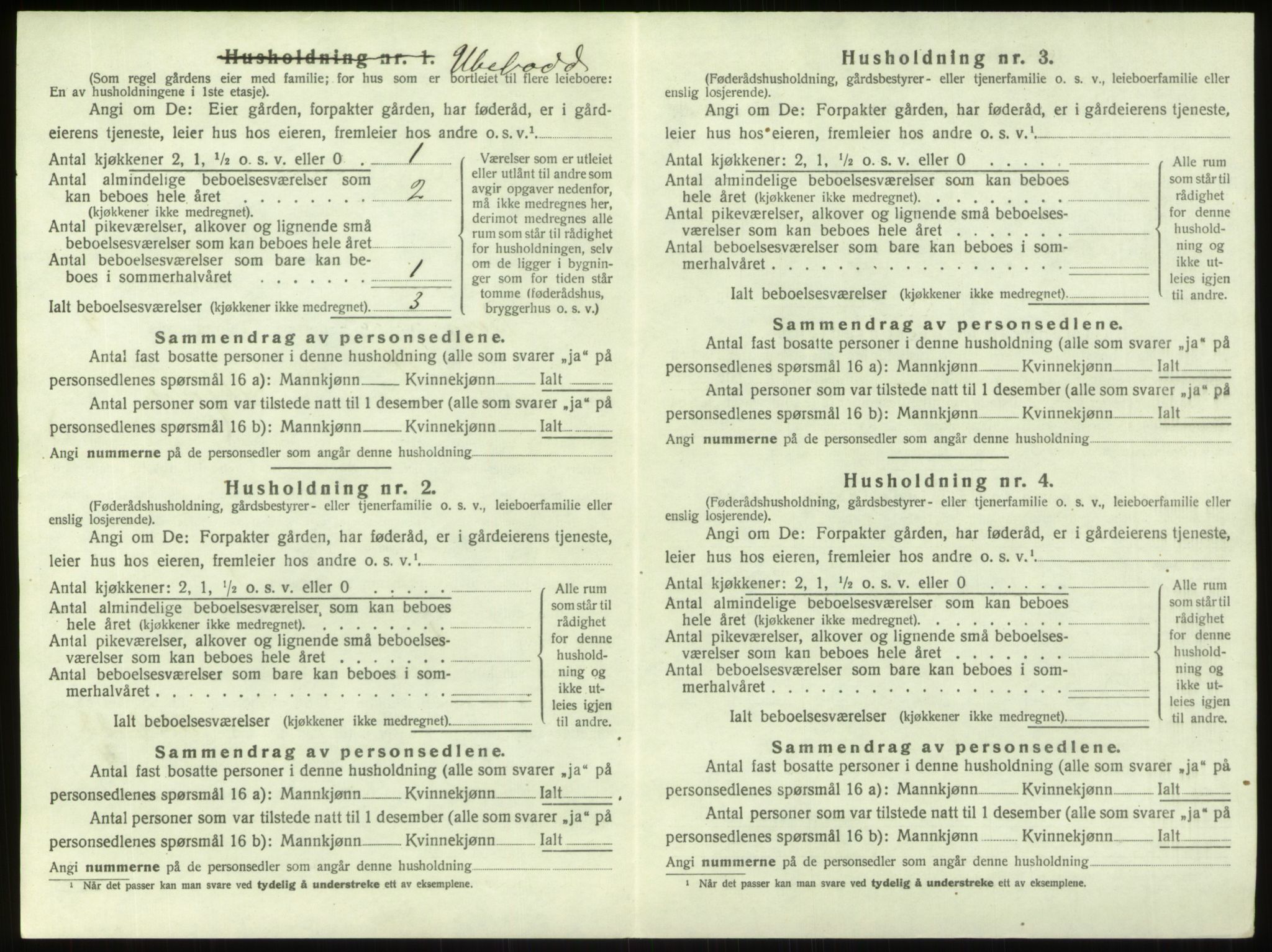 SAO, 1920 census for Berg, 1920, p. 1940