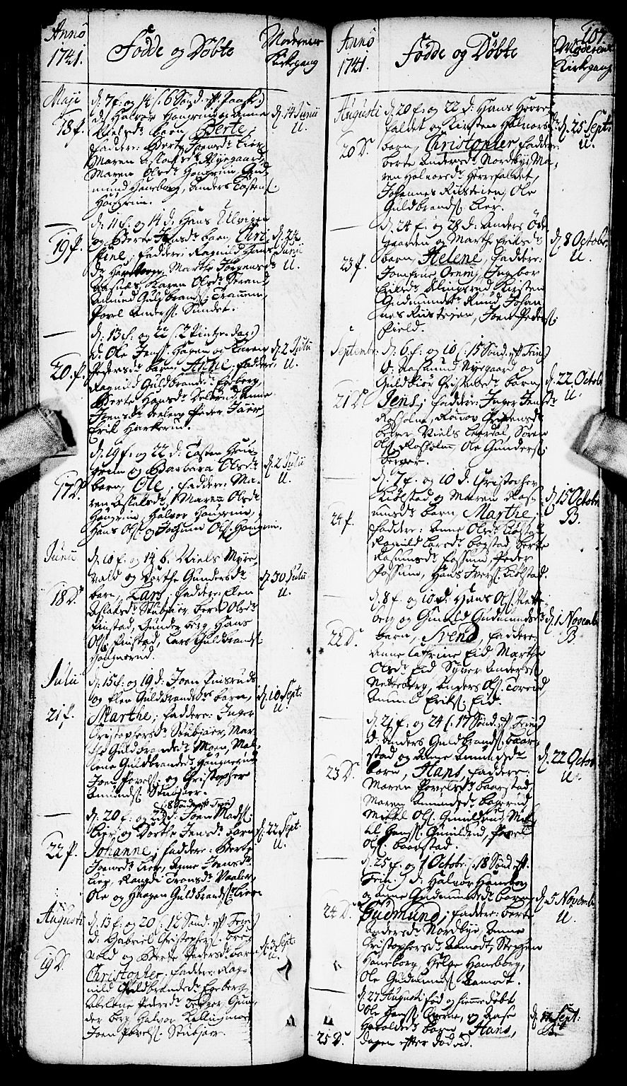 Aurskog prestekontor Kirkebøker, AV/SAO-A-10304a/F/Fa/L0002: Parish register (official) no. I 2, 1735-1766, p. 107