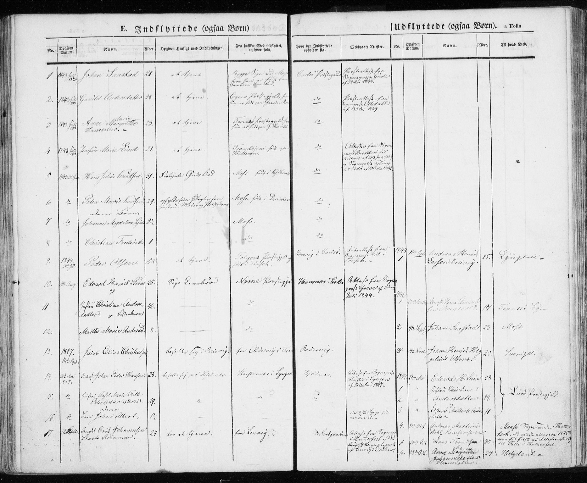 Karlsøy sokneprestembete, AV/SATØ-S-1299/H/Ha/Haa/L0003kirke: Parish register (official) no. 3, 1843-1860