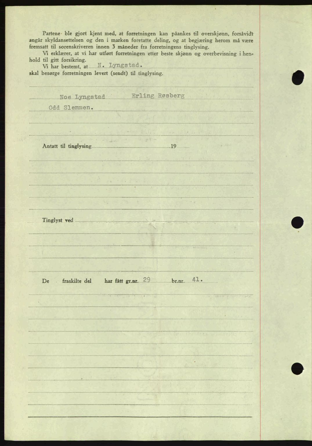 Romsdal sorenskriveri, AV/SAT-A-4149/1/2/2C: Mortgage book no. A16, 1944-1944, Diary no: : 1030/1944