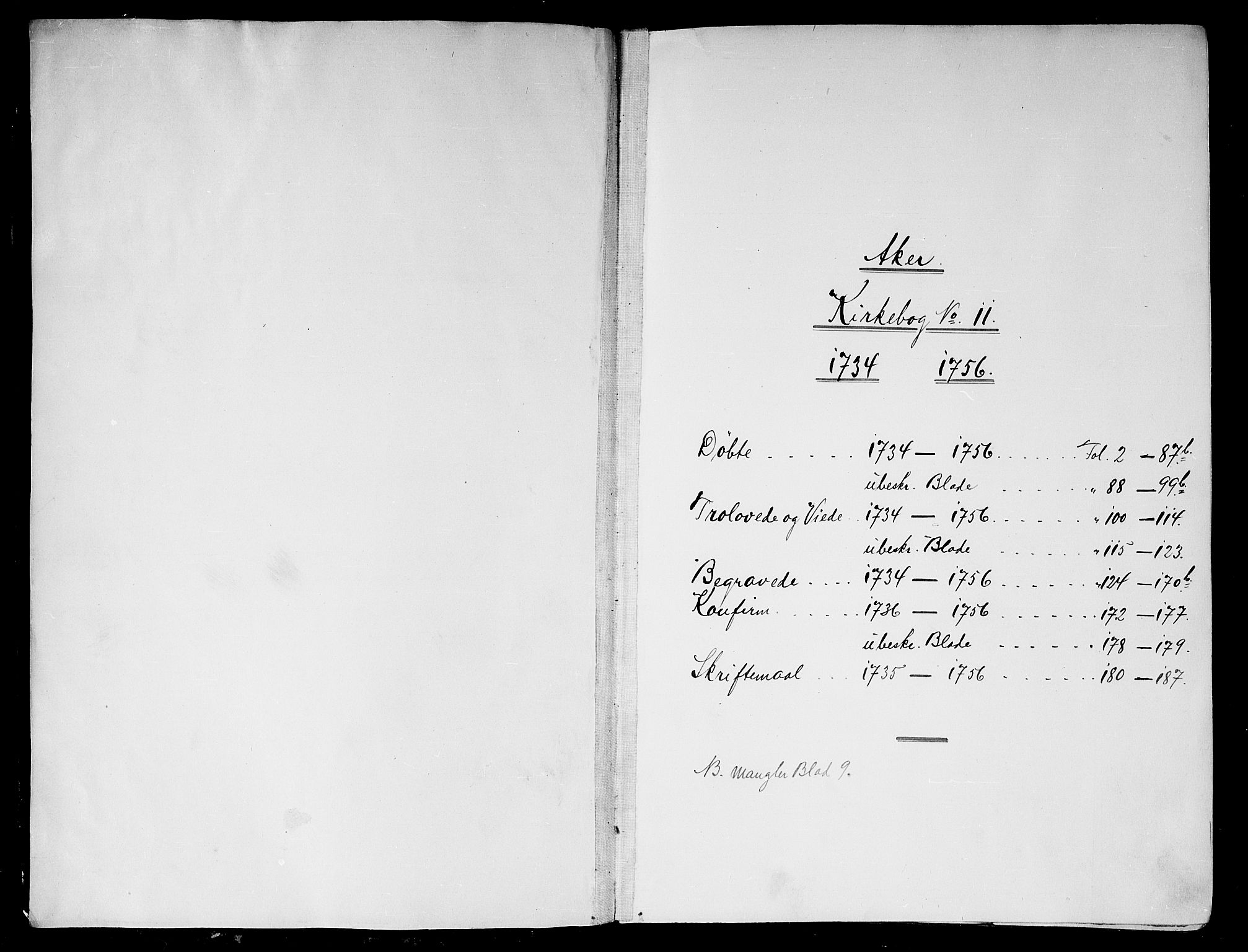 Garnisonsmenigheten Kirkebøker, SAO/A-10846/F/Fa/L0001: Parish register (official) no. 1, 1734-1756