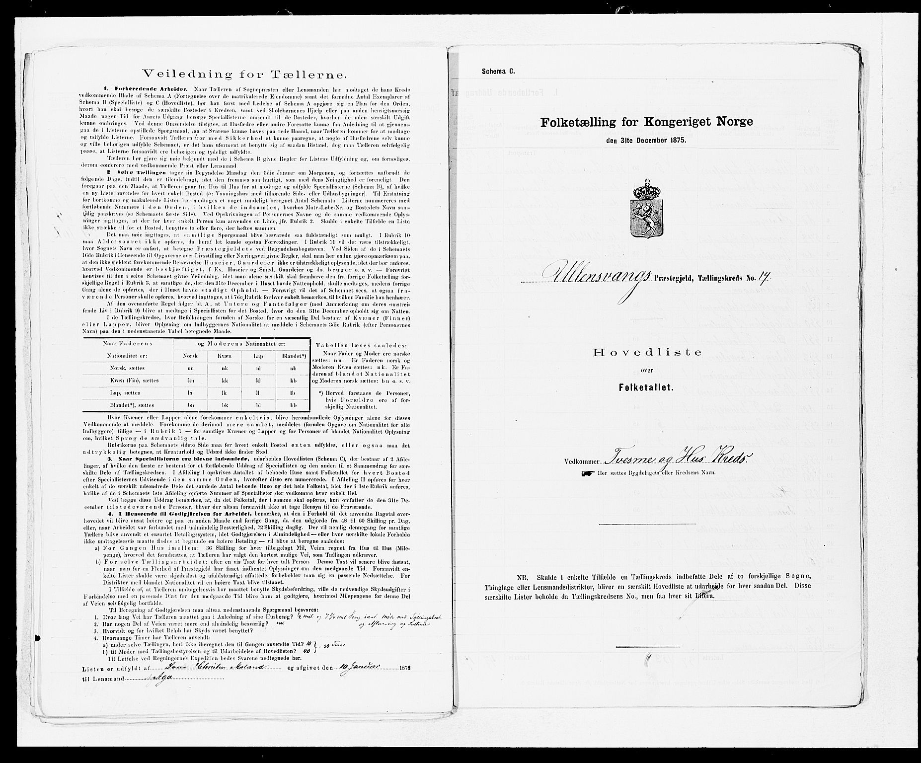 SAB, 1875 census for 1230P Ullensvang, 1875, p. 32