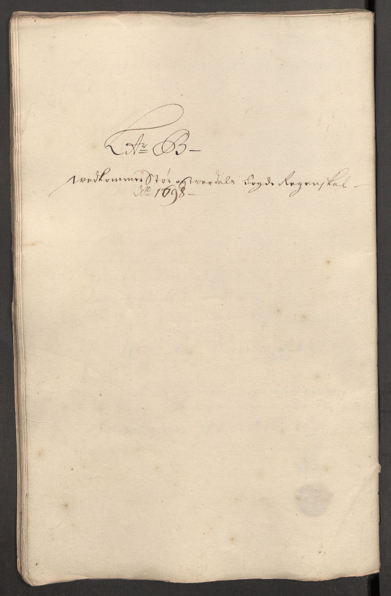 Rentekammeret inntil 1814, Reviderte regnskaper, Fogderegnskap, RA/EA-4092/R62/L4190: Fogderegnskap Stjørdal og Verdal, 1698, p. 117