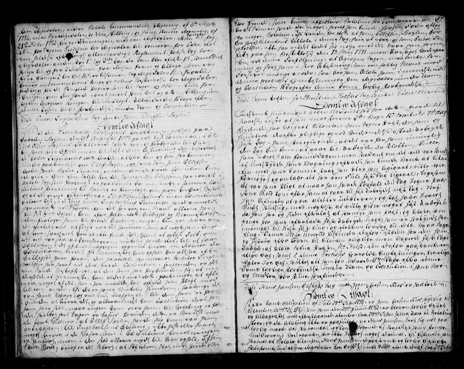 Lier, Røyken og Hurum sorenskriveri, AV/SAKO-A-89/F/Fa/L0058: Tingbok, 1782-1788, p. 10