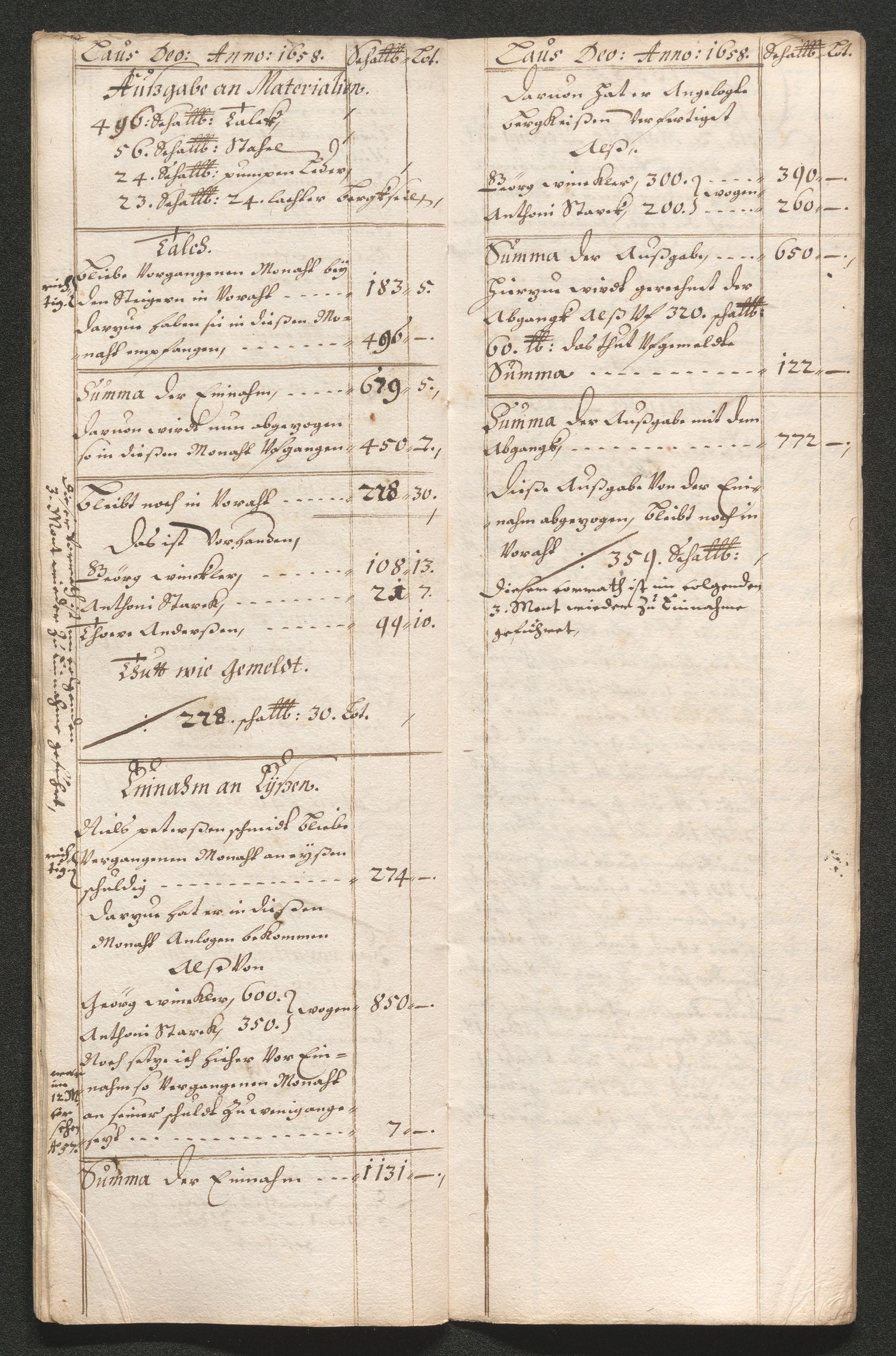 Kongsberg Sølvverk 1623-1816, SAKO/EA-3135/001/D/Dc/Dcd/L0033: Utgiftsregnskap for gruver m.m. , 1658, p. 119