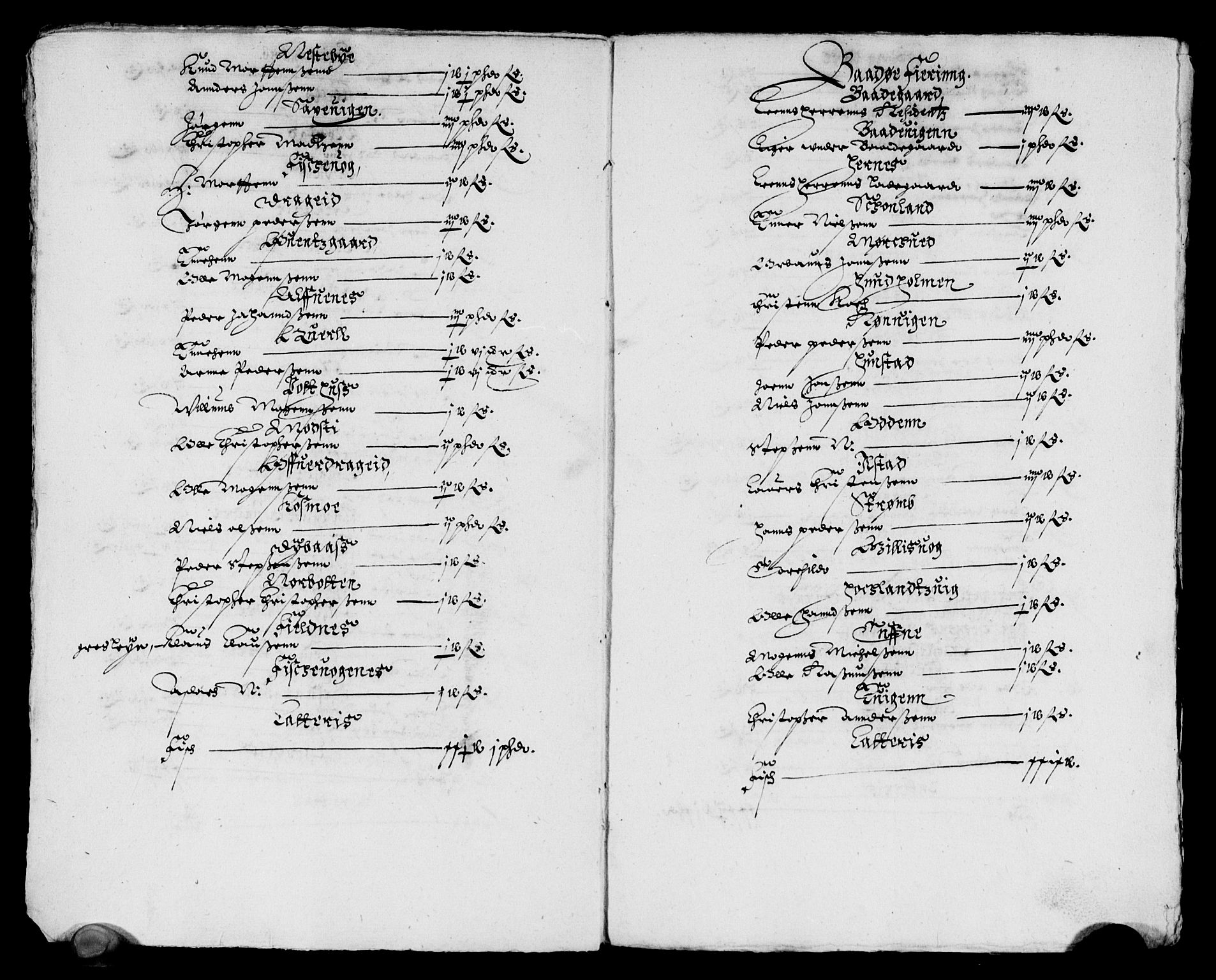 Rentekammeret inntil 1814, Reviderte regnskaper, Lensregnskaper, AV/RA-EA-5023/R/Rb/Rbz/L0026: Nordlandenes len, 1629-1636