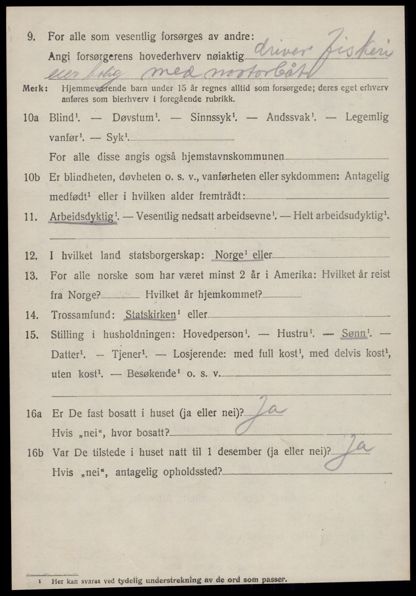 SAT, 1920 census for Aukra, 1920, p. 1734