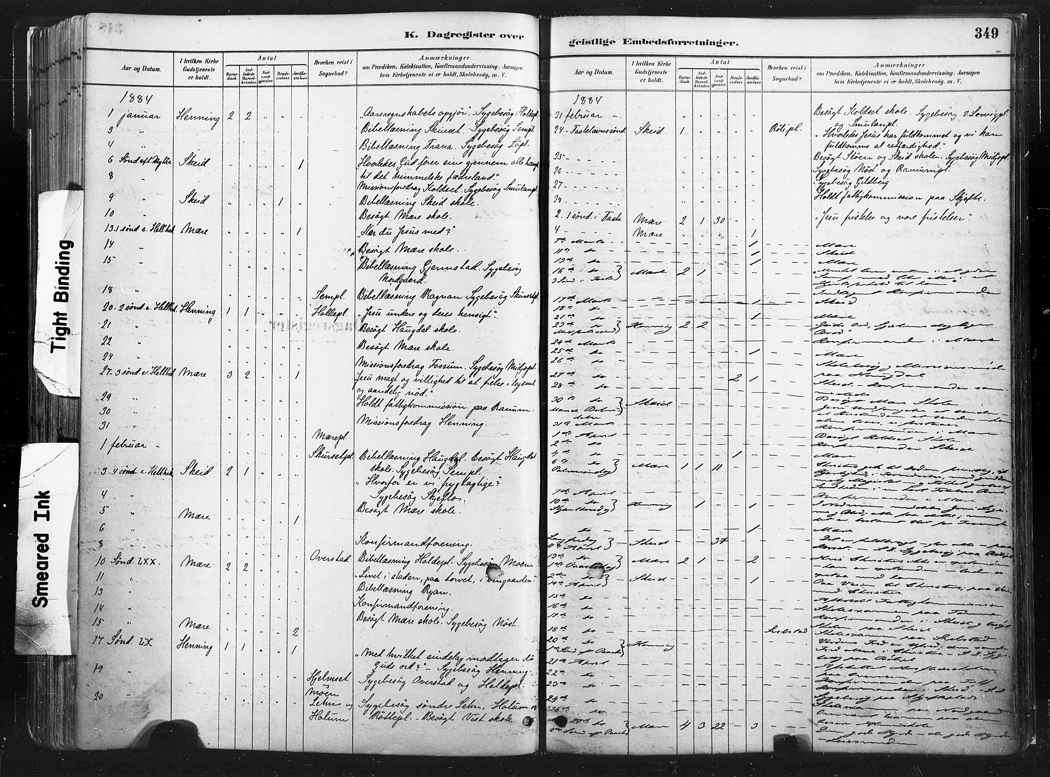 Ministerialprotokoller, klokkerbøker og fødselsregistre - Nord-Trøndelag, SAT/A-1458/735/L0351: Parish register (official) no. 735A10, 1884-1908, p. 349