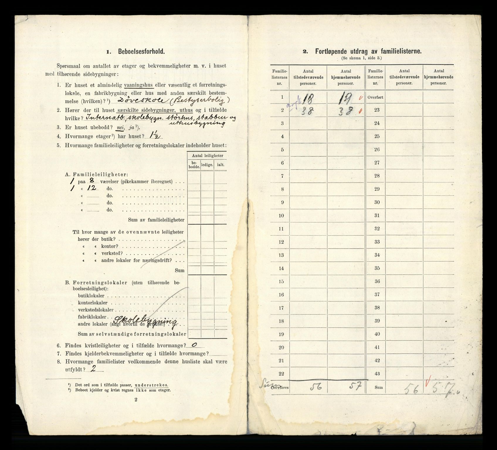 RA, 1910 census for Trondheim, 1910, p. 12764