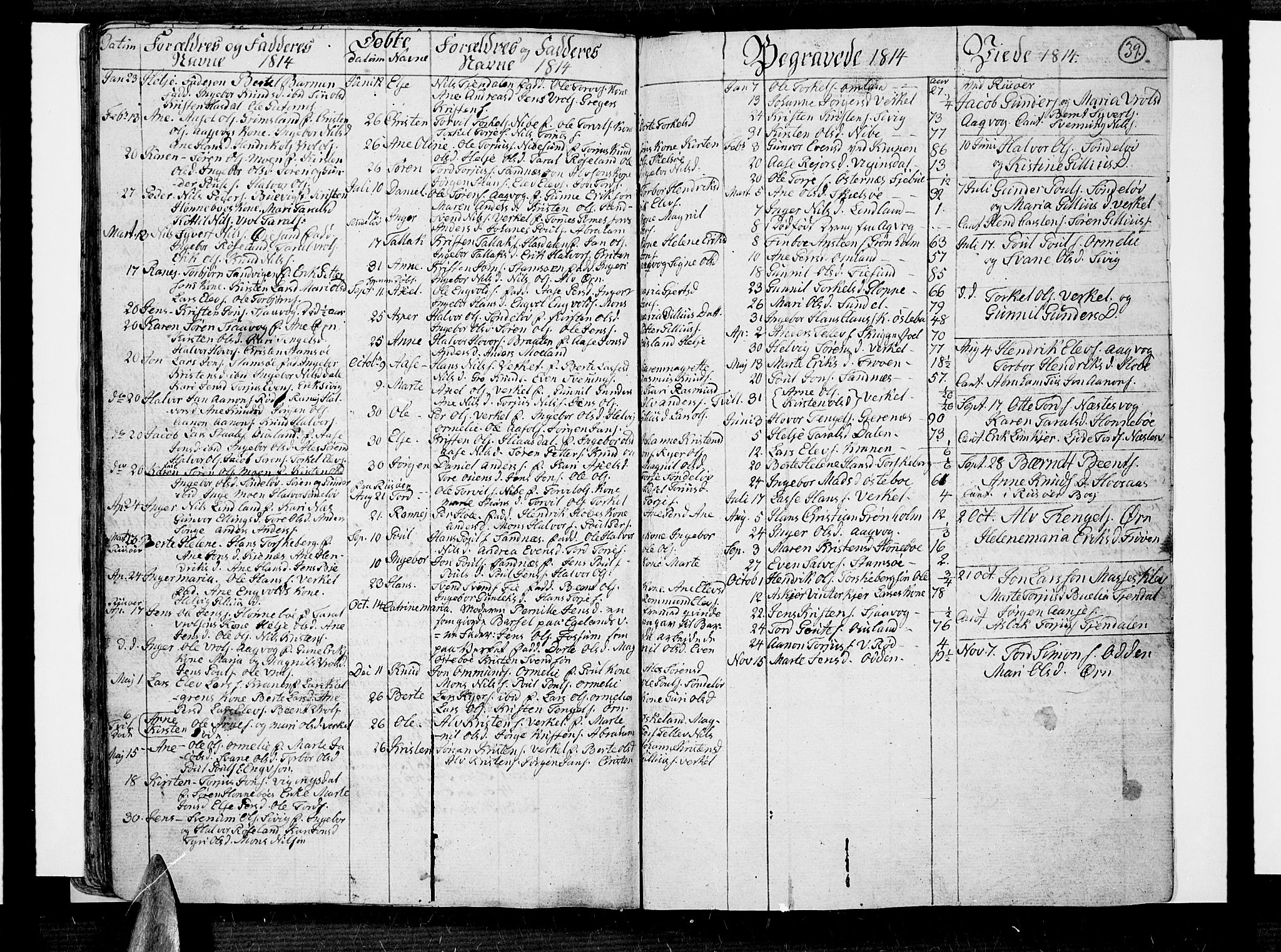 Risør sokneprestkontor, SAK/1111-0035/F/Fa/L0001: Parish register (official) no. A 1, 1746-1815, p. 39