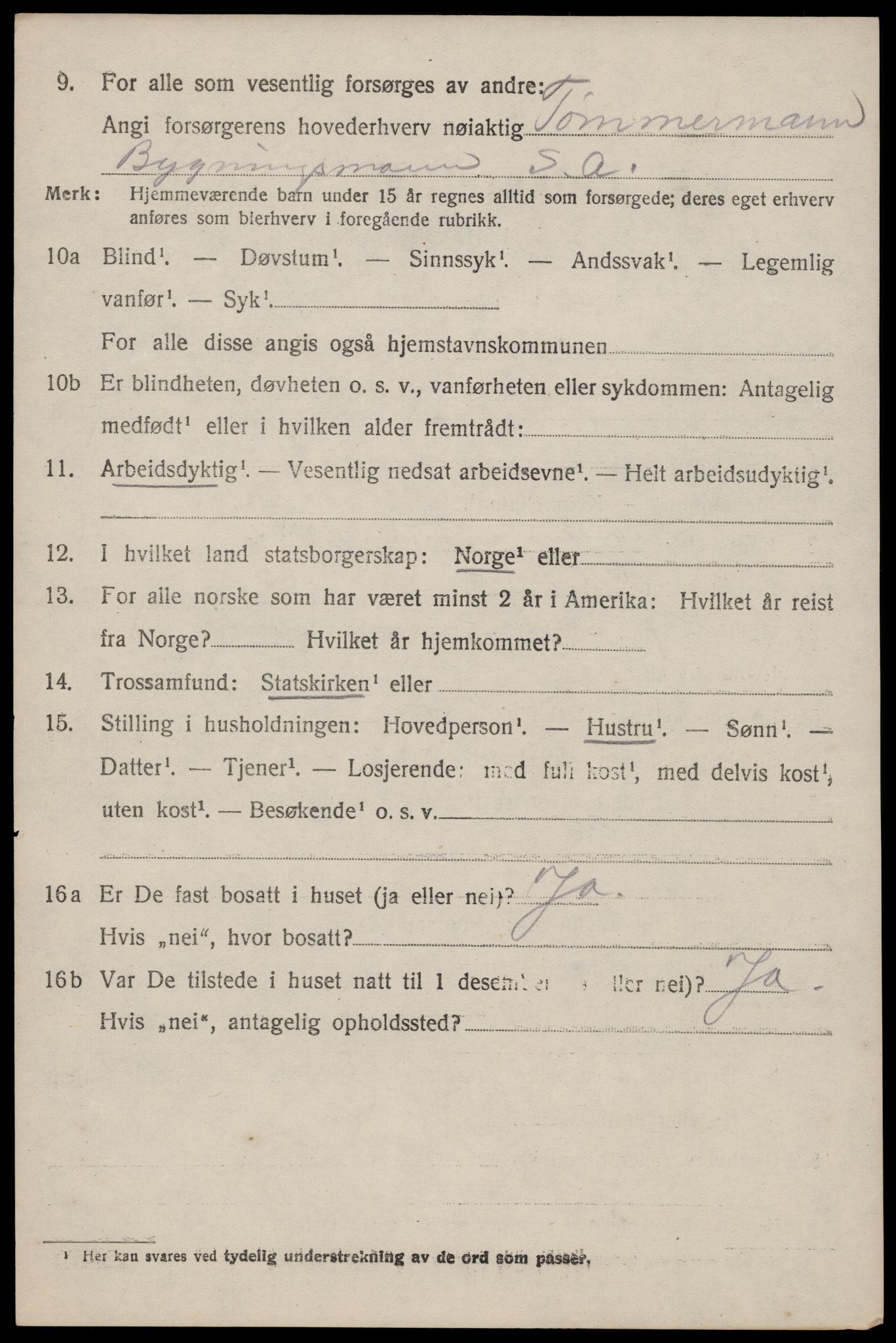 SAST, 1920 census for Skåre, 1920, p. 7847