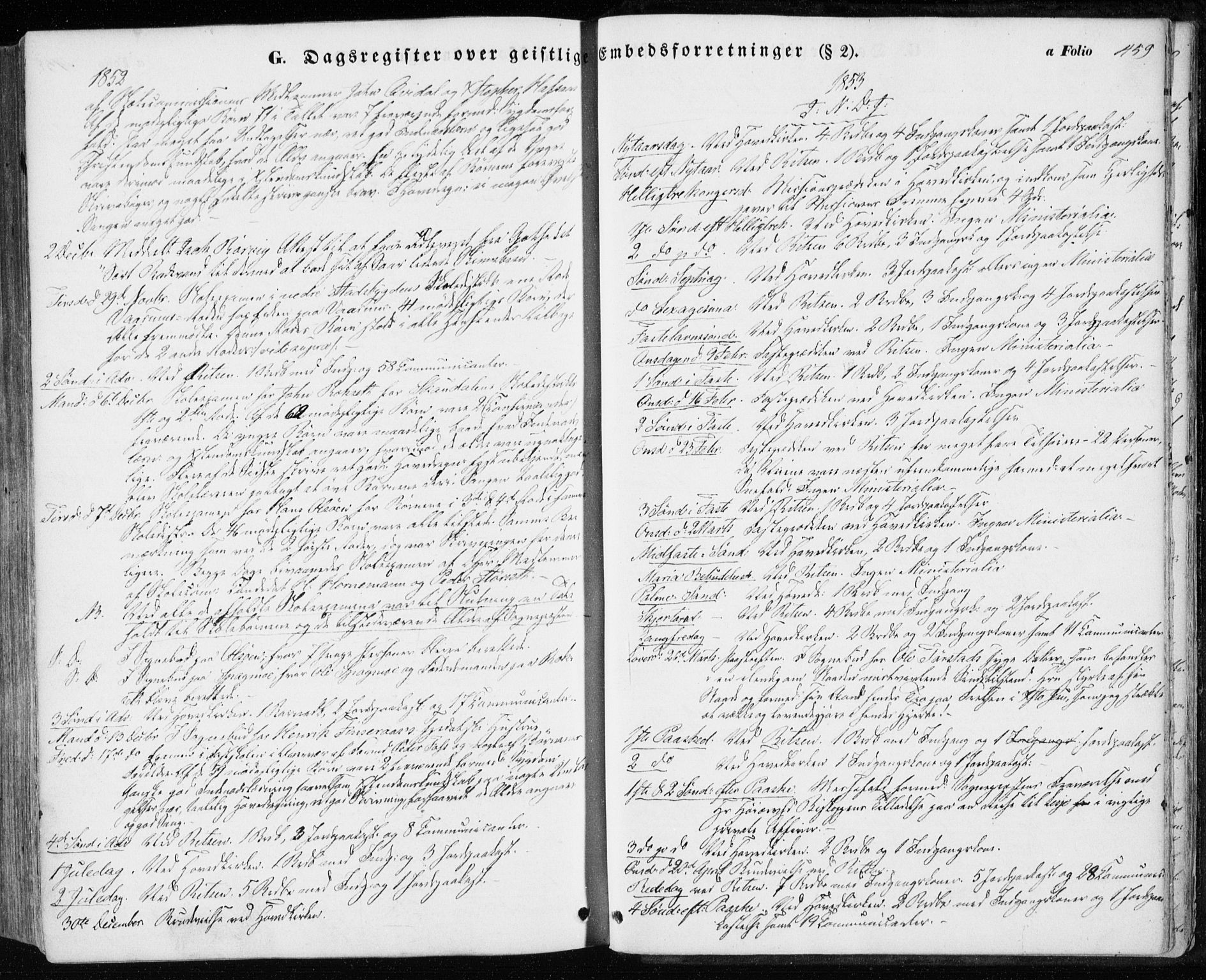 Ministerialprotokoller, klokkerbøker og fødselsregistre - Sør-Trøndelag, SAT/A-1456/646/L0611: Parish register (official) no. 646A09, 1848-1857, p. 459