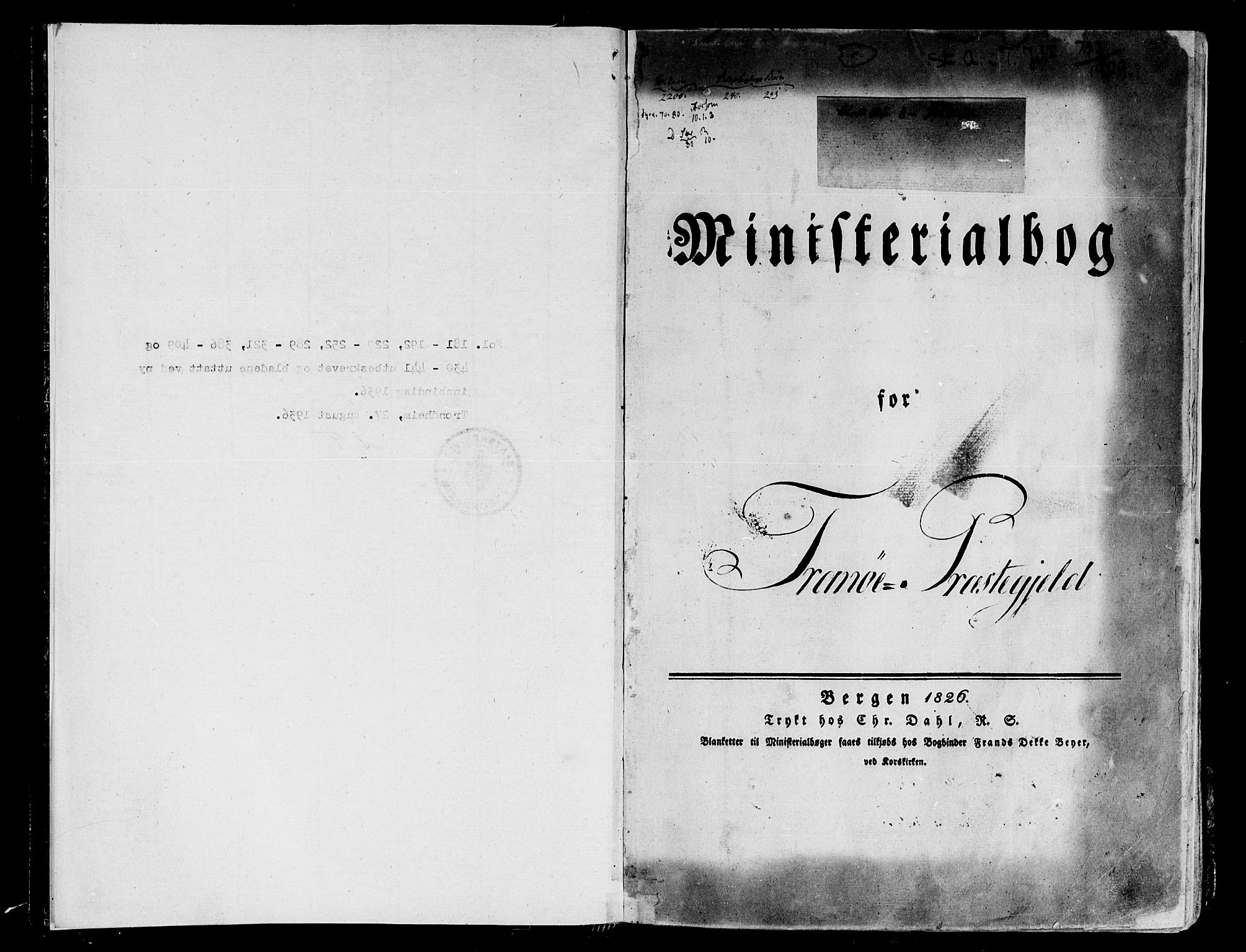 Tranøy sokneprestkontor, SATØ/S-1313/I/Ia/Iaa/L0005kirke: Parish register (official) no. 5, 1829-1844