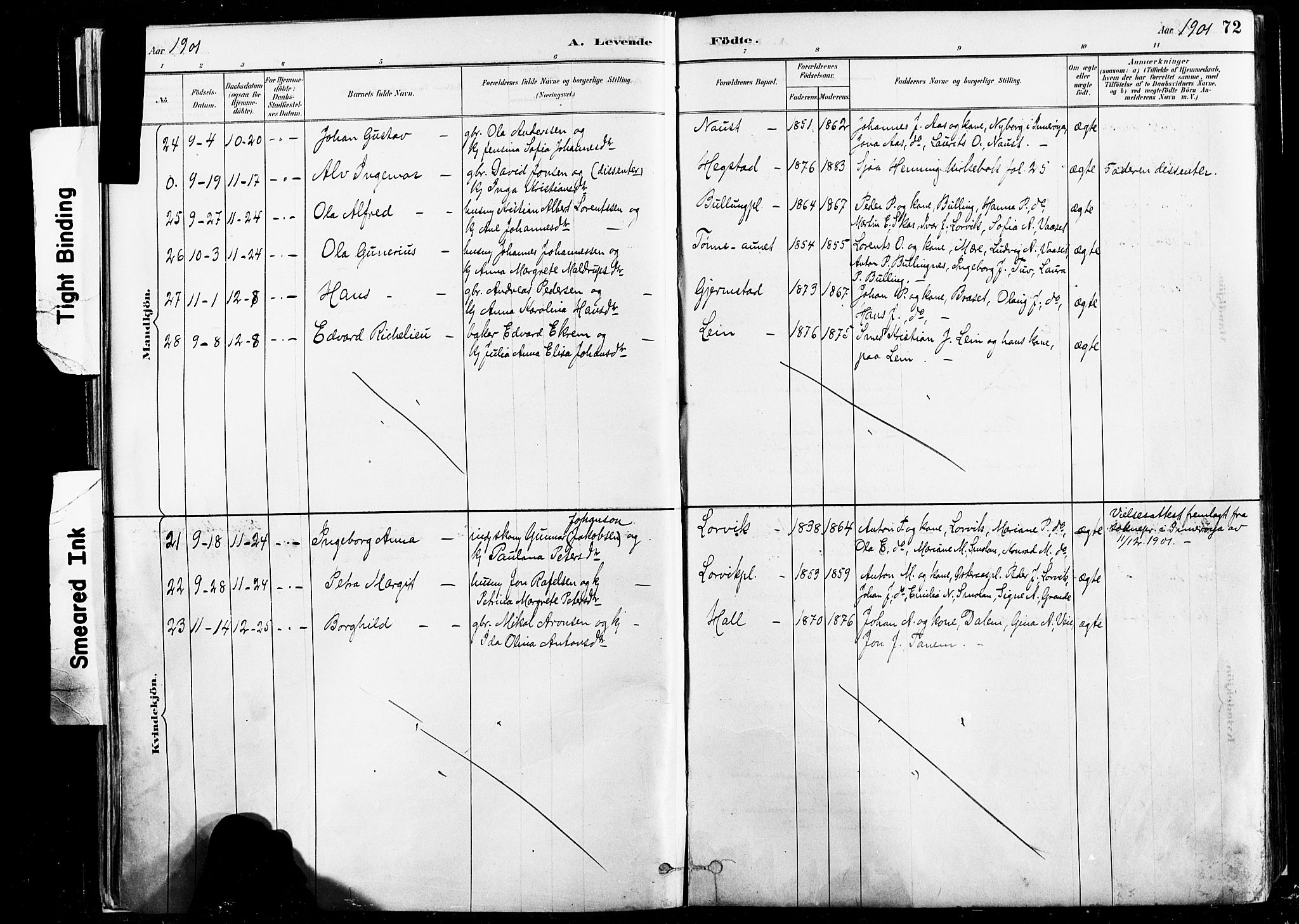 Ministerialprotokoller, klokkerbøker og fødselsregistre - Nord-Trøndelag, SAT/A-1458/735/L0351: Parish register (official) no. 735A10, 1884-1908, p. 72