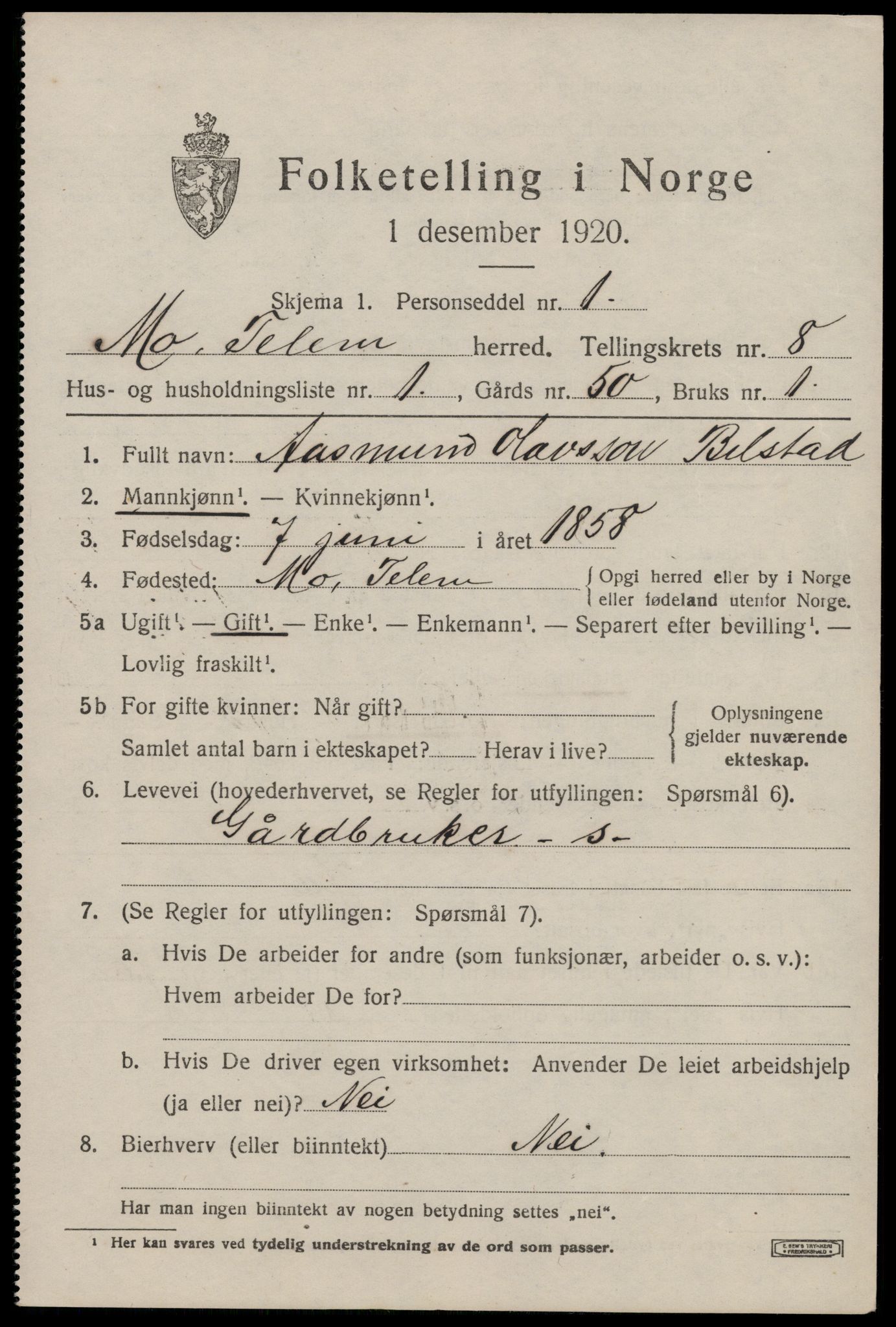 SAKO, 1920 census for Mo, 1920, p. 2834