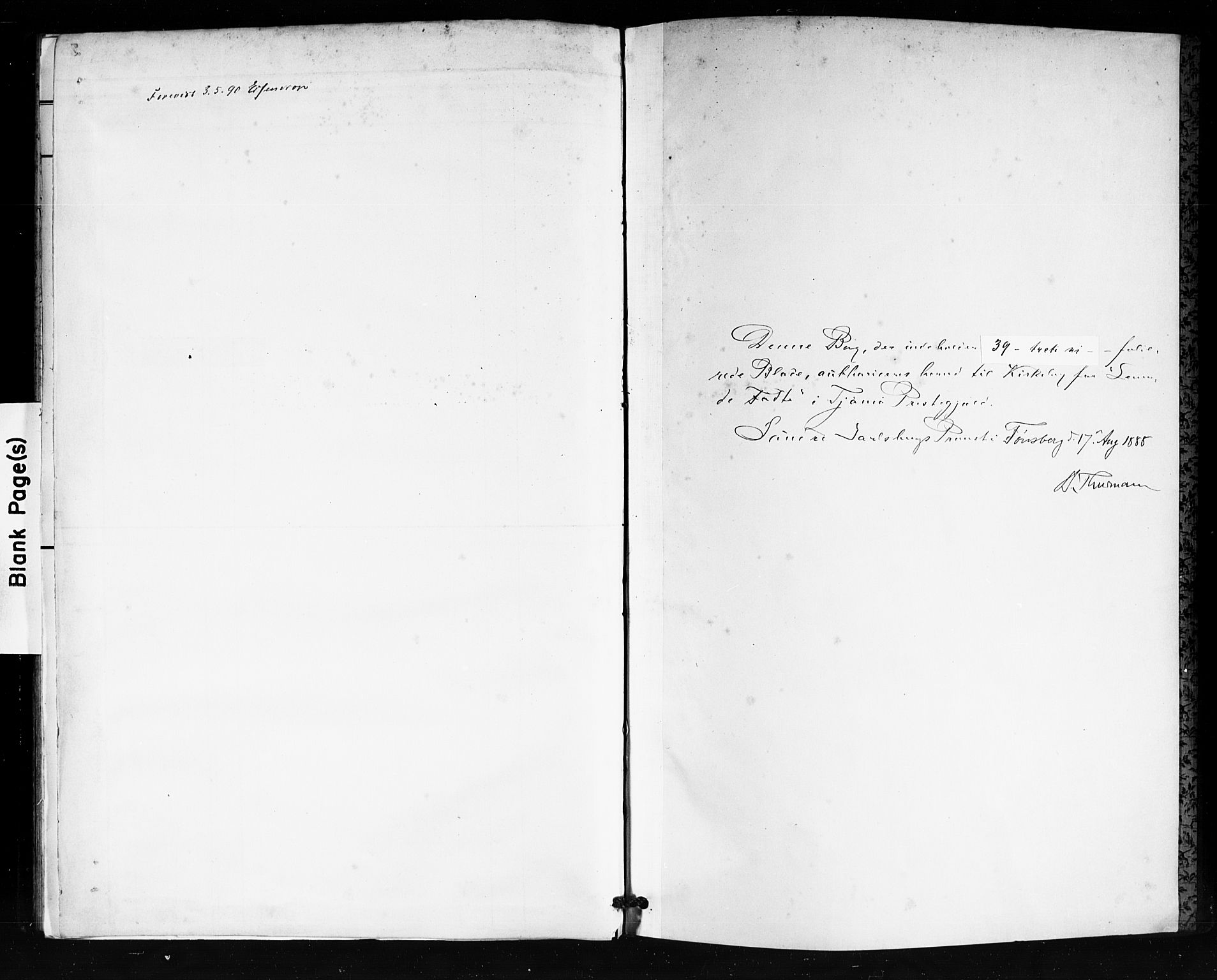 Tjøme kirkebøker, AV/SAKO-A-328/F/Fa/L0002: Parish register (official) no. I 2, 1888-1890