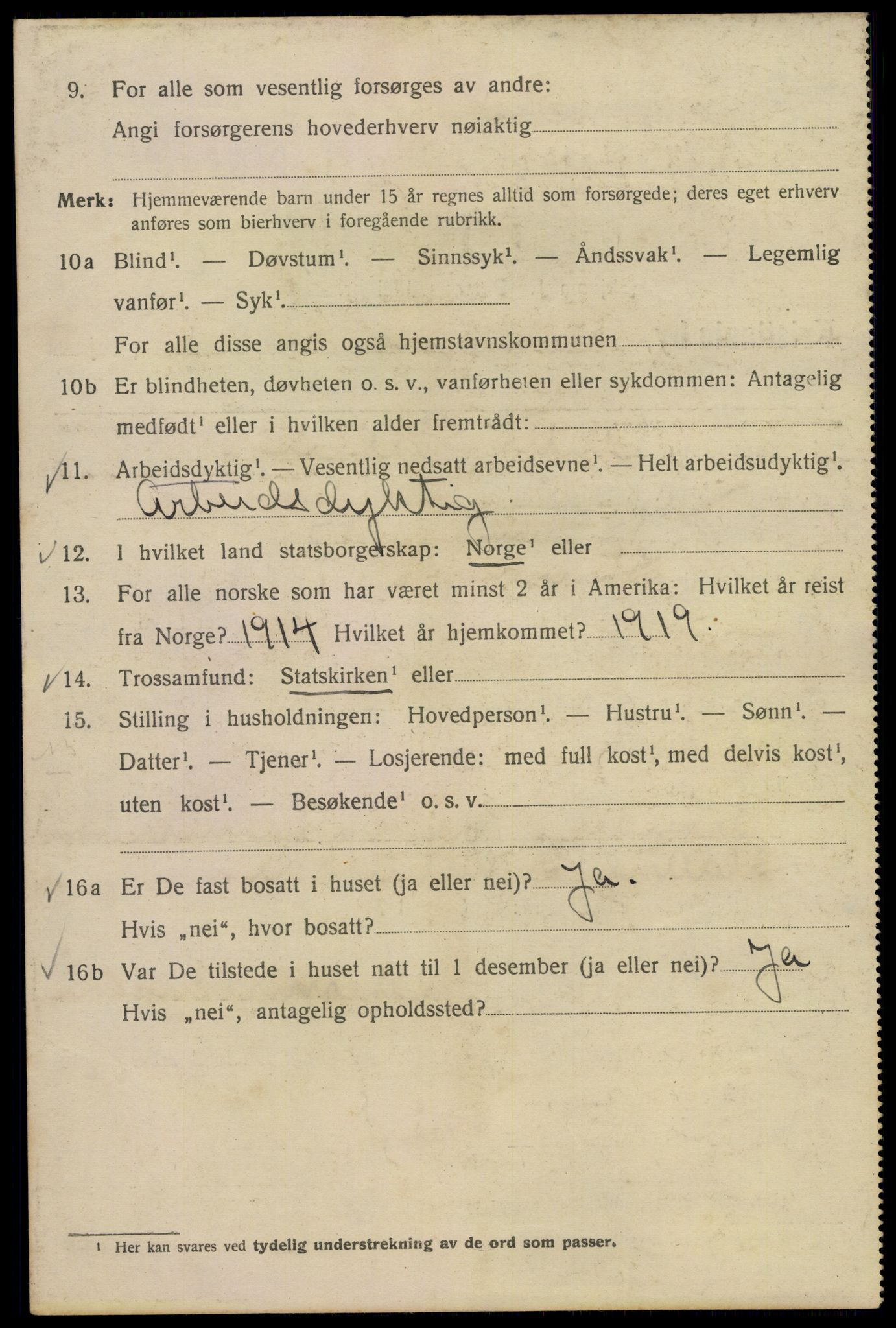 SAO, 1920 census for Kristiania, 1920, p. 181640