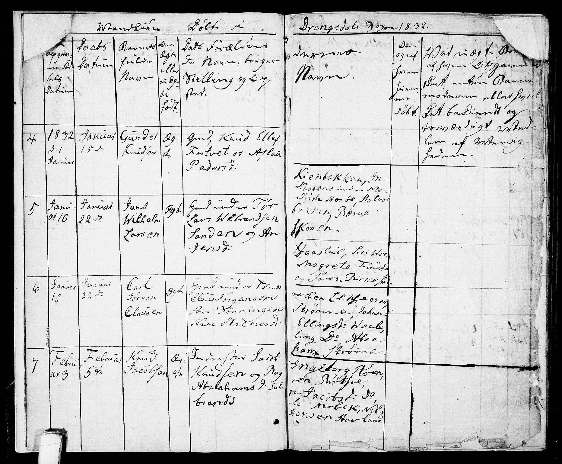 Drangedal kirkebøker, AV/SAKO-A-258/F/Fa/L0006: Parish register (official) no. 6, 1831-1837, p. 8