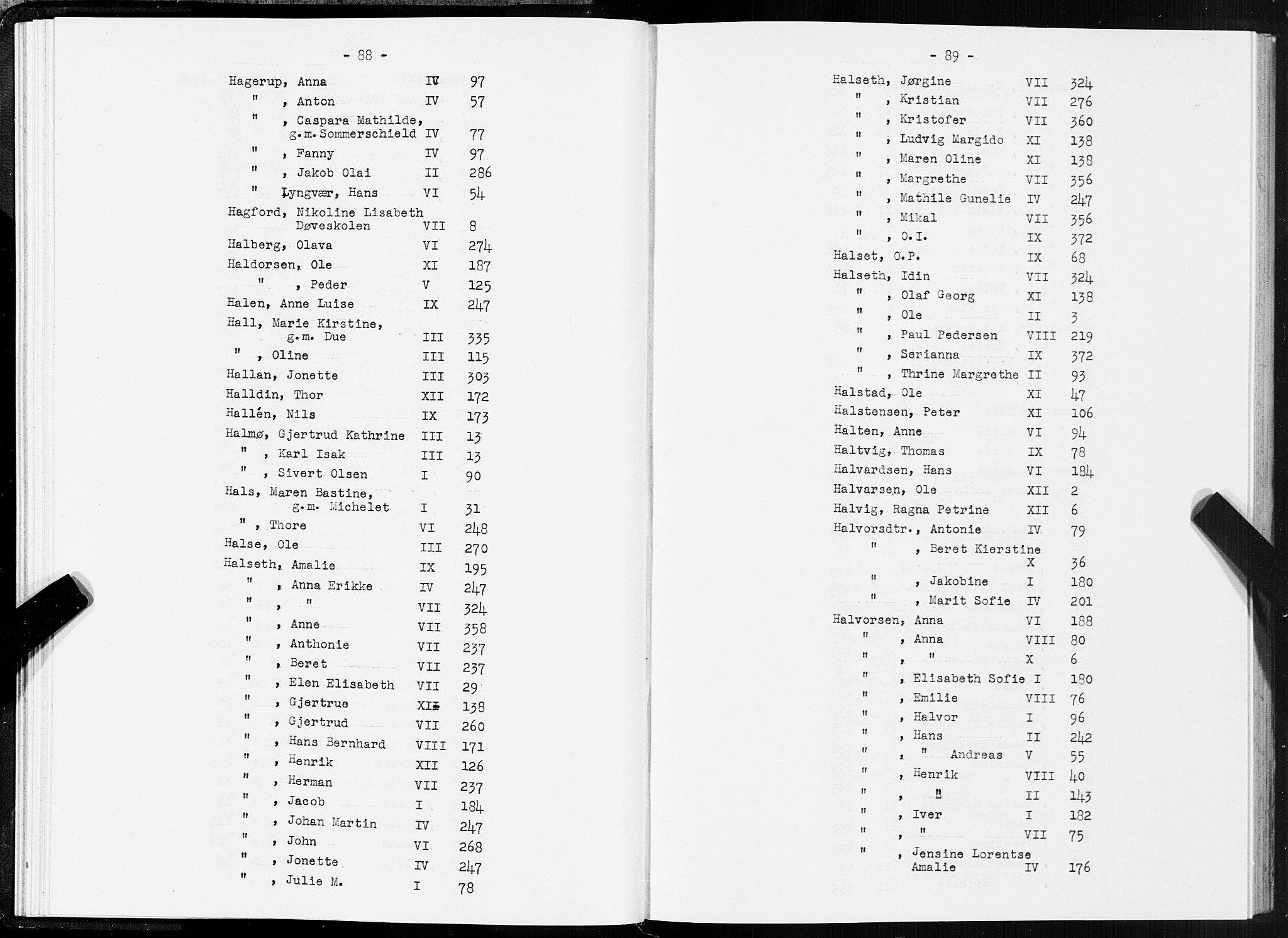 SAT, 1875 census for 1601 Trondheim, 1875, p. 88-89