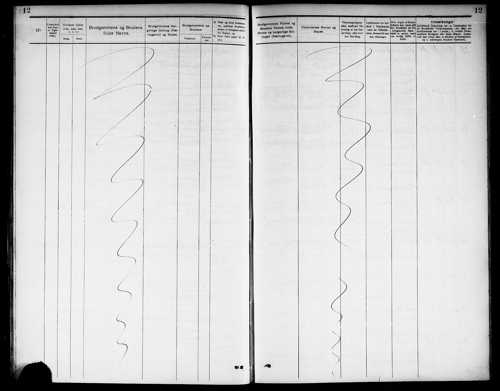 Larvik kirkebøker, AV/SAKO-A-352/G/Ga/L0006: Parish register (copy) no. I 6, 1888-1917, p. 12