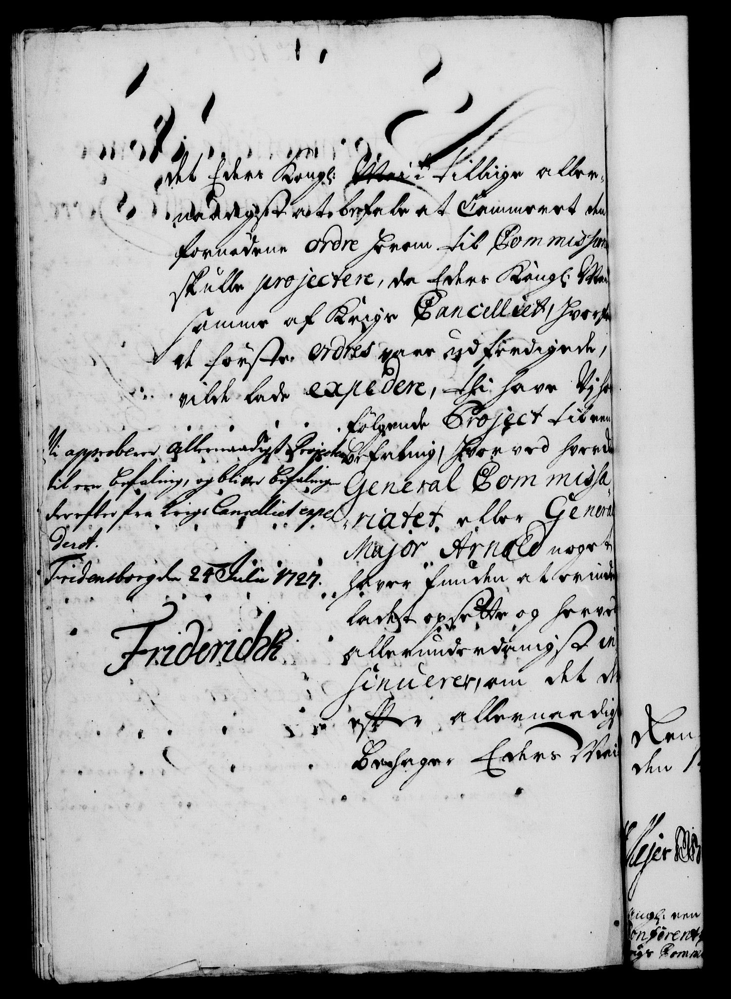 Rentekammeret, Kammerkanselliet, RA/EA-3111/G/Gf/Gfa/L0010: Norsk relasjons- og resolusjonsprotokoll (merket RK 52.10), 1727, p. 736