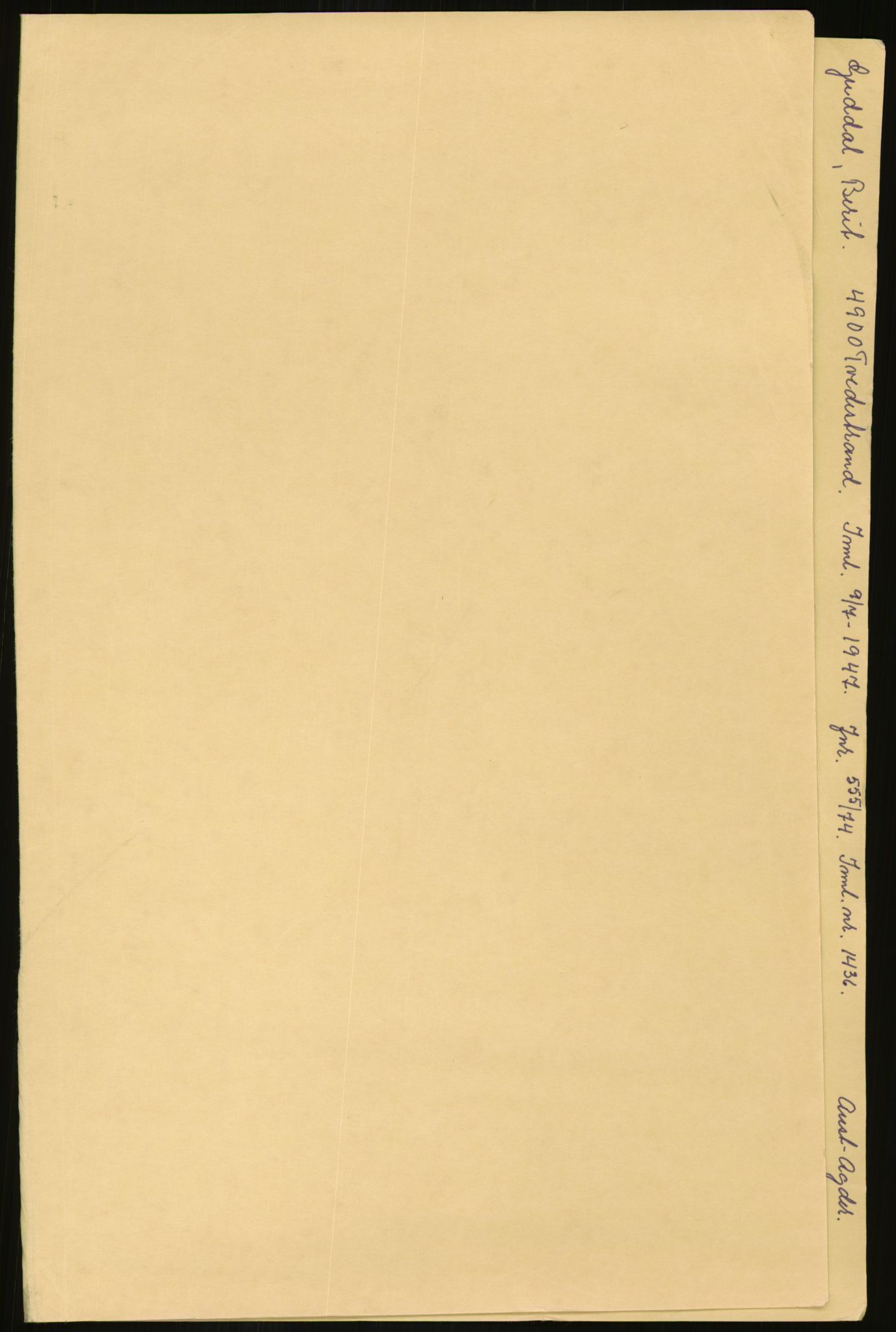 Samlinger til kildeutgivelse, Amerikabrevene, RA/EA-4057/F/L0027: Innlån fra Aust-Agder: Dannevig - Valsgård, 1838-1914, p. 537