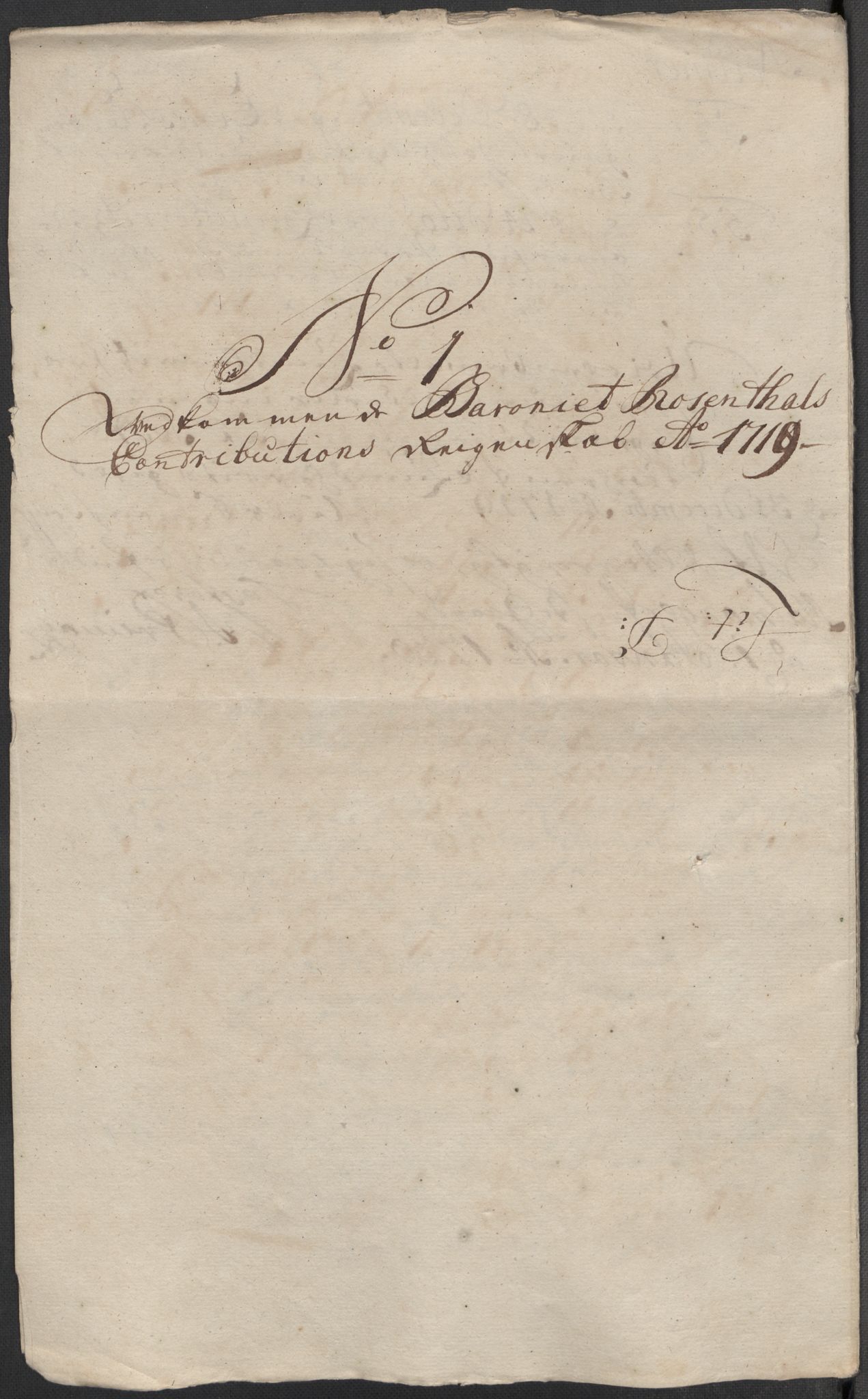 Rentekammeret inntil 1814, Reviderte regnskaper, Fogderegnskap, AV/RA-EA-4092/R49/L3140: Fogderegnskap Rosendal Baroni, 1718-1720, p. 126