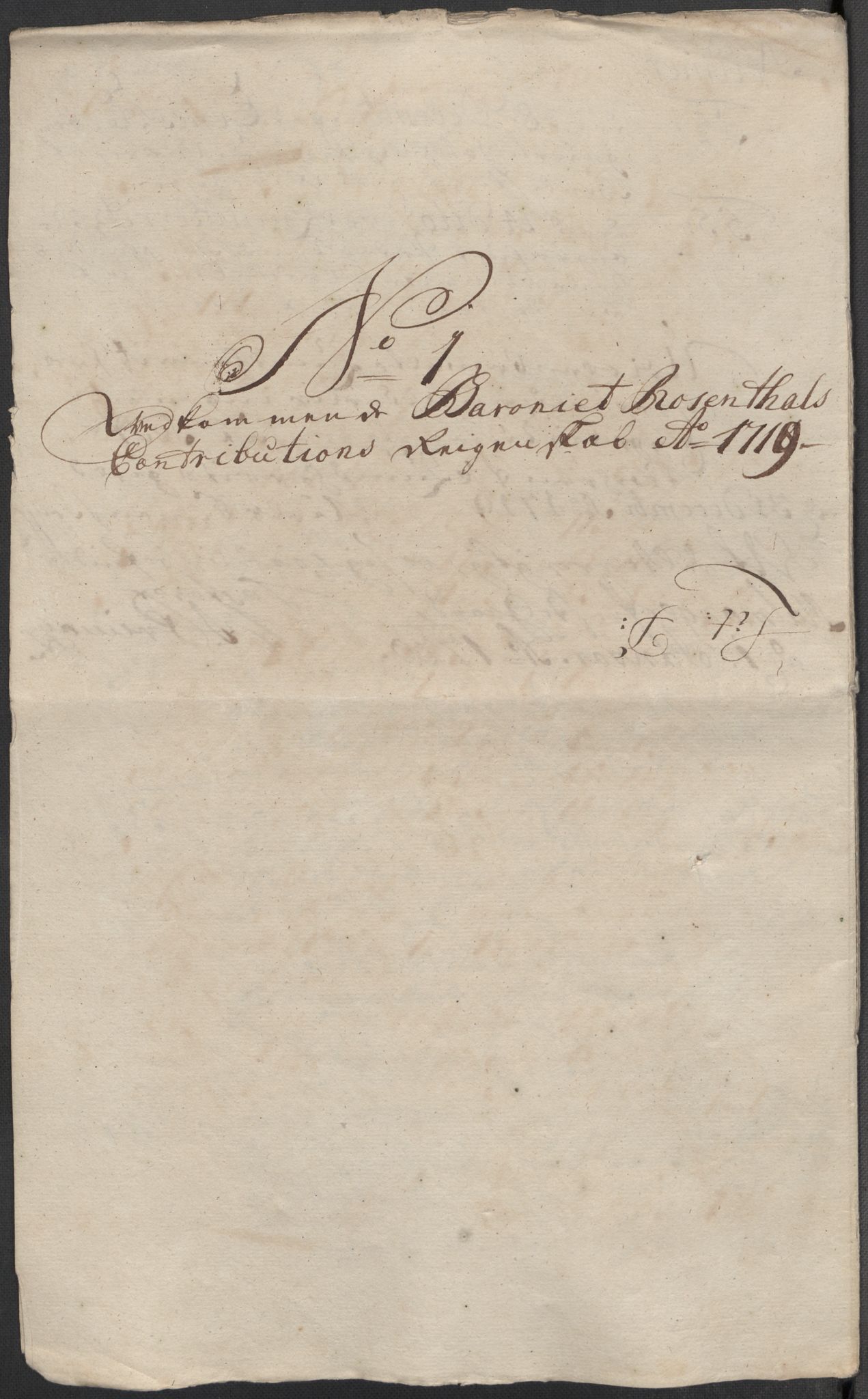 Rentekammeret inntil 1814, Reviderte regnskaper, Fogderegnskap, RA/EA-4092/R49/L3140: Fogderegnskap Rosendal Baroni, 1718-1720, p. 126