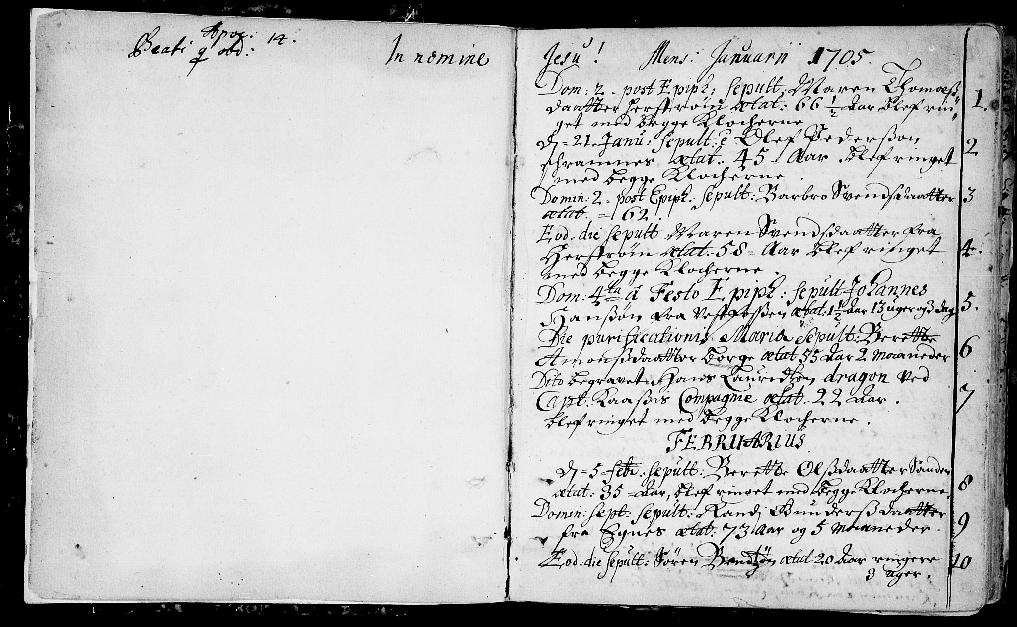 Eiker kirkebøker, AV/SAKO-A-4/F/Fa/L0006: Parish register (official) no. I 6 /1, 1705-1733