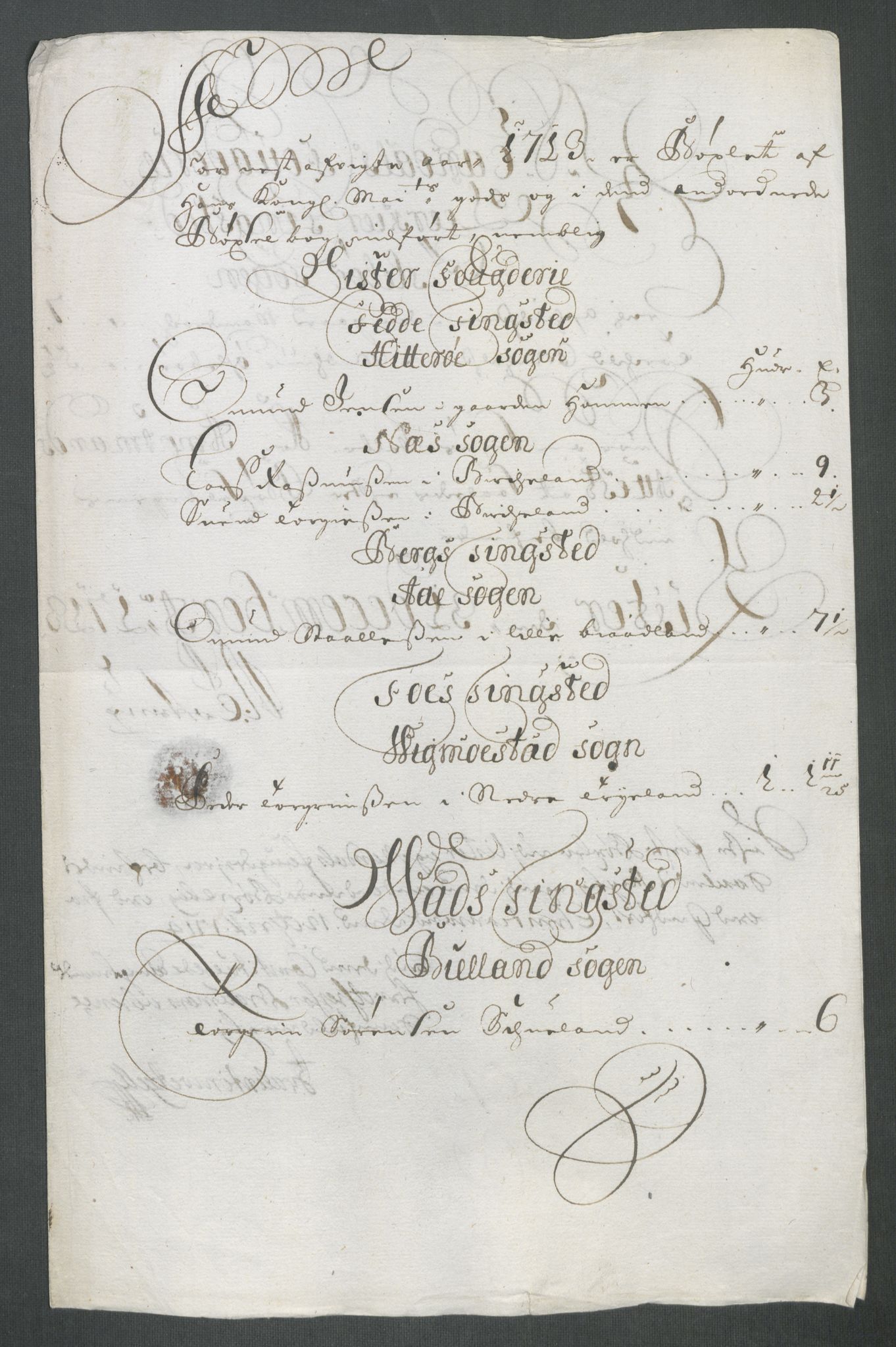 Rentekammeret inntil 1814, Reviderte regnskaper, Fogderegnskap, RA/EA-4092/R43/L2556: Fogderegnskap Lista og Mandal, 1713, p. 365