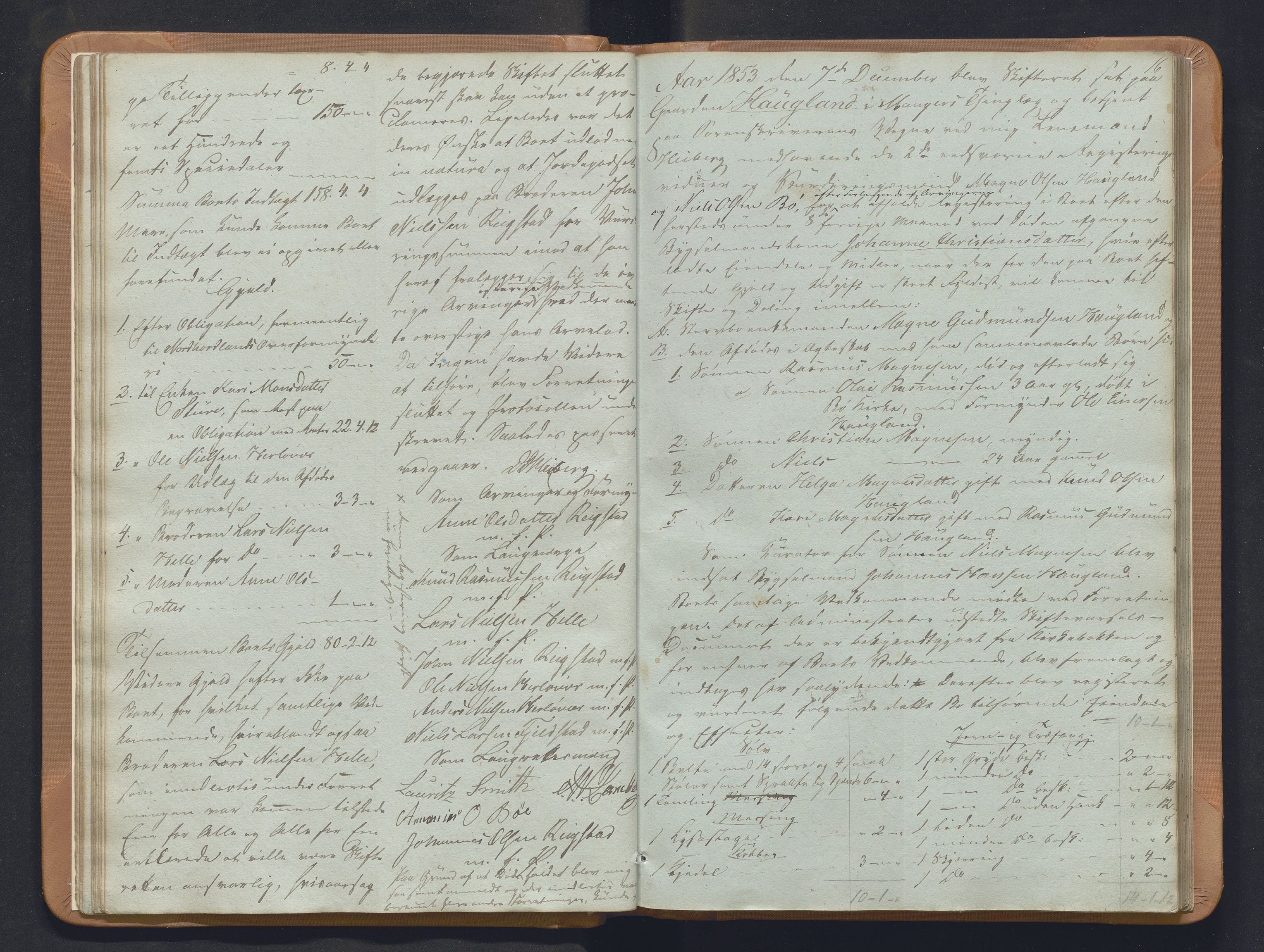 Nordhordland sorenskrivar, SAB/A-2901/1/H/Hb/L0018: Registreringsprotokollar, 1853-1856, p. 16
