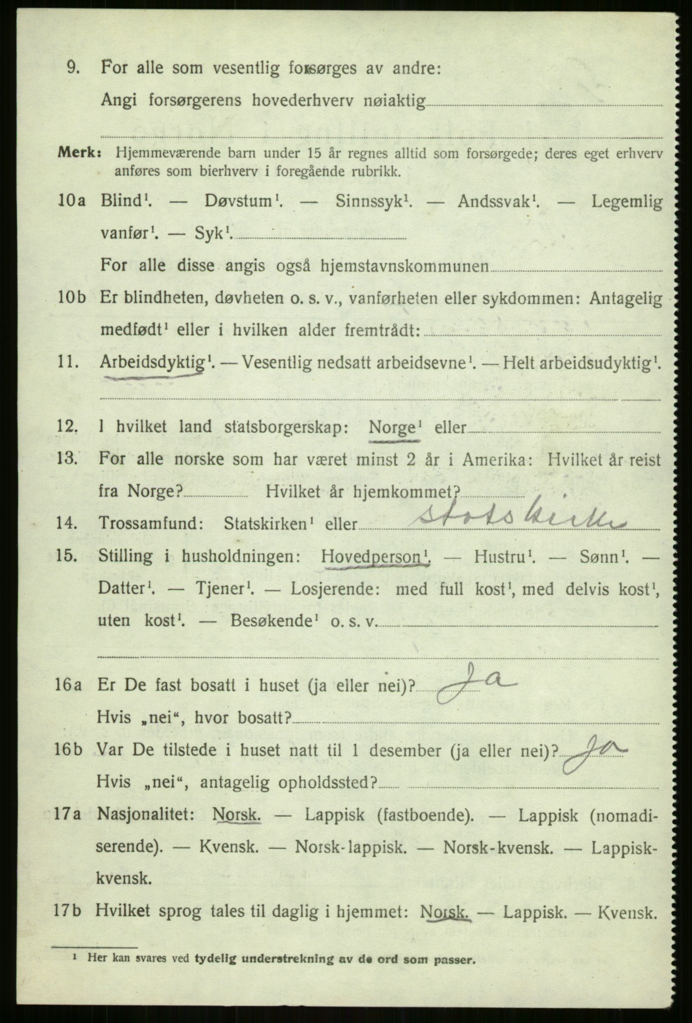 SATØ, 1920 census for Sørreisa, 1920, p. 3681