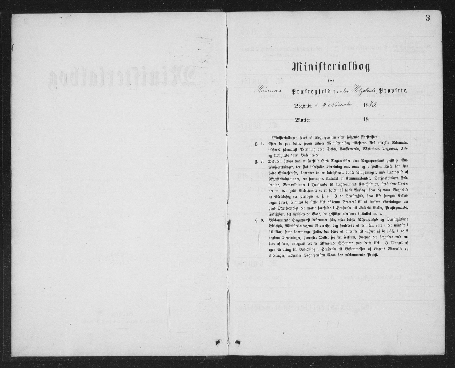 Ministerialprotokoller, klokkerbøker og fødselsregistre - Nordland, AV/SAT-A-1459/825/L0369: Parish register (copy) no. 825C06, 1873-1885, p. 3