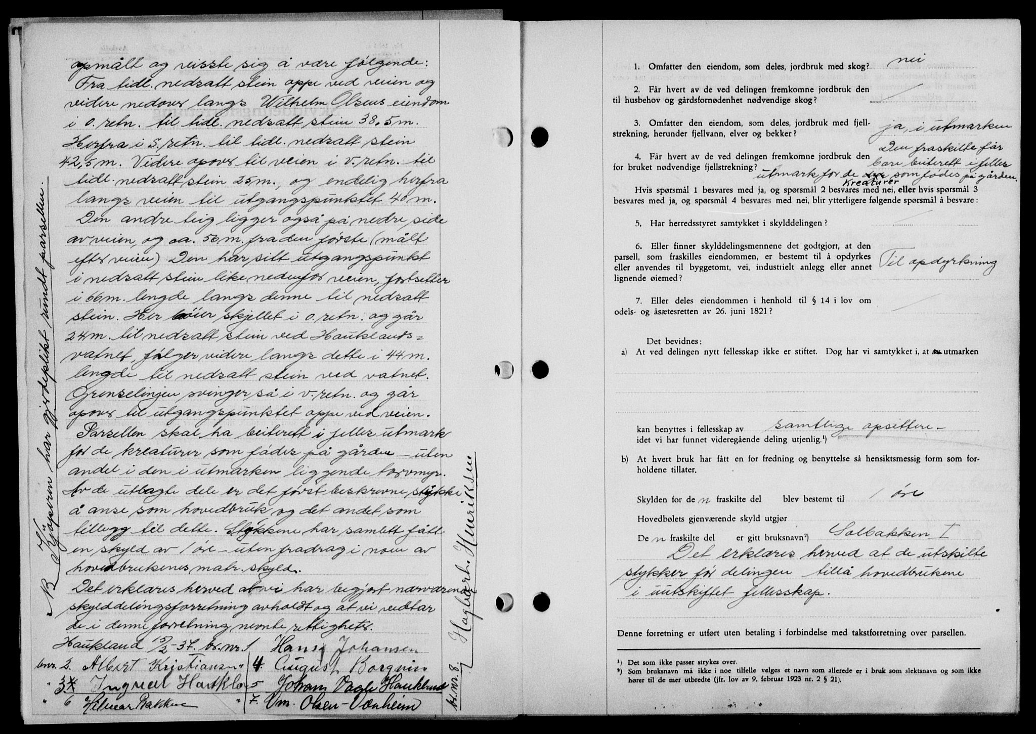 Lofoten sorenskriveri, SAT/A-0017/1/2/2C/L0002a: Mortgage book no. 2a, 1937-1937, Diary no: : 578/1937