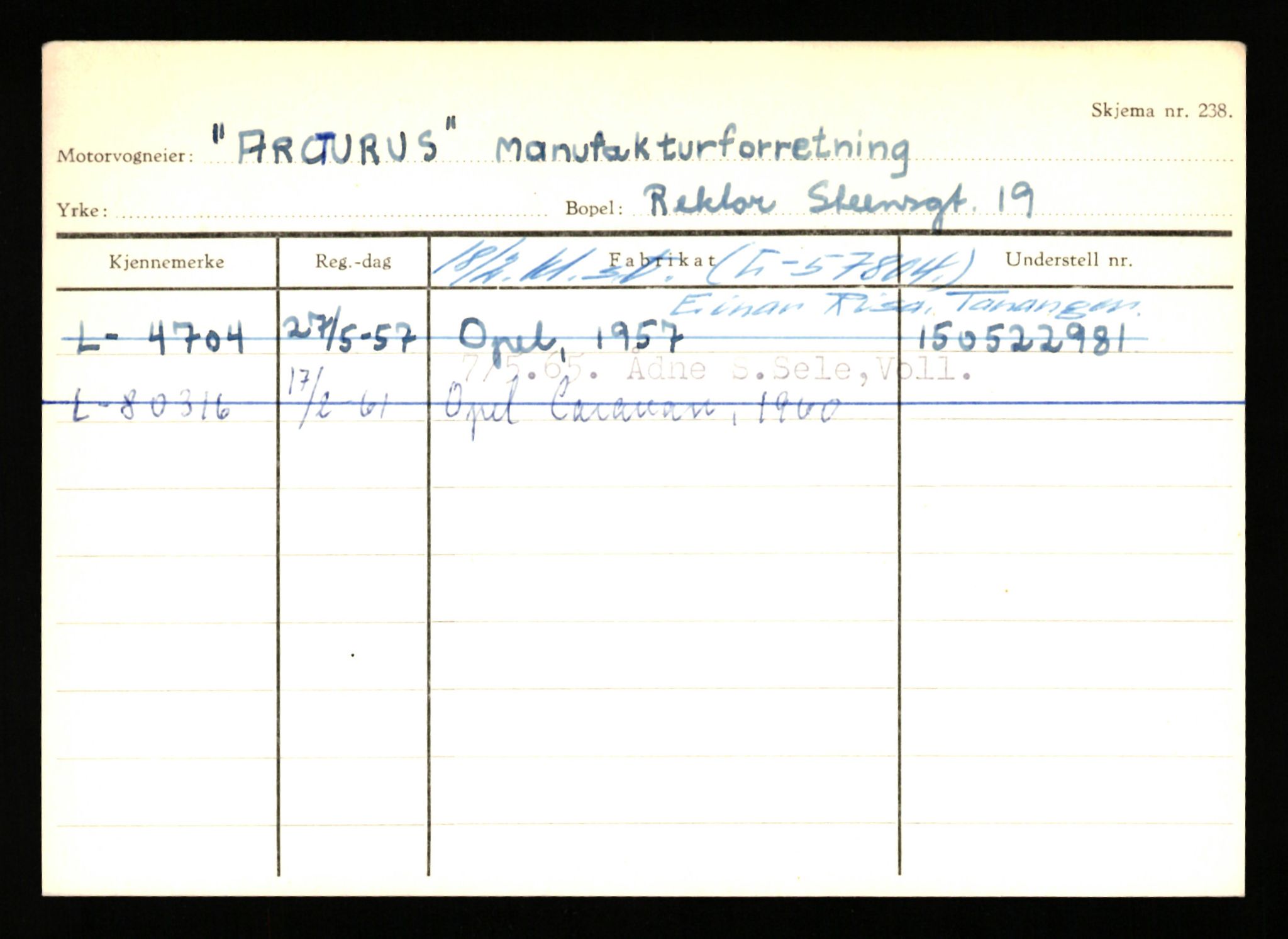 Stavanger trafikkstasjon, SAST/A-101942/0/H/L0001: Abarbanell - Askerud, 1930-1971, p. 2482