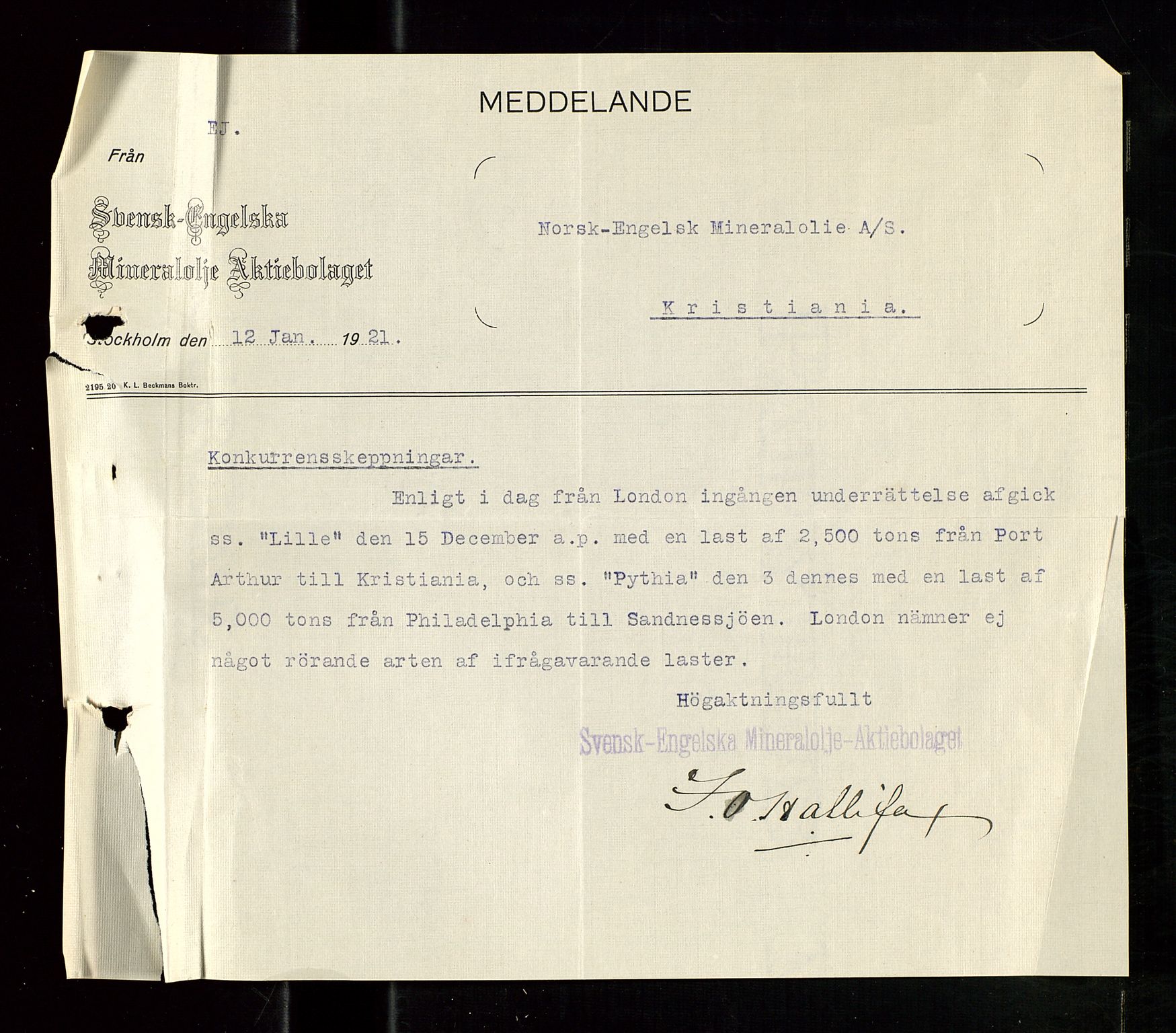 Pa 1521 - A/S Norske Shell, AV/SAST-A-101915/E/Ea/Eaa/L0011: Sjefskorrespondanse, 1921, p. 626