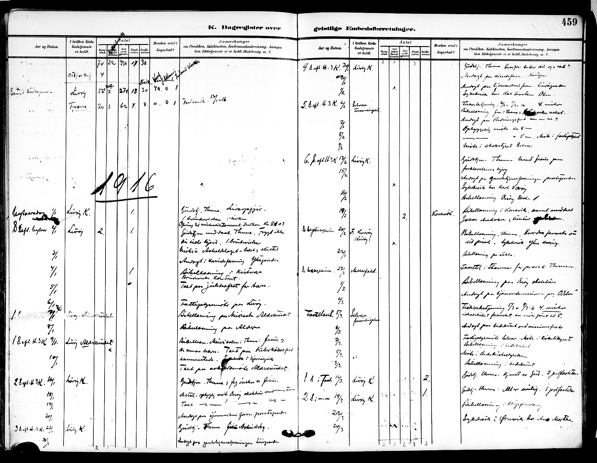 Ministerialprotokoller, klokkerbøker og fødselsregistre - Nordland, SAT/A-1459/839/L0569: Parish register (official) no. 839A06, 1903-1922, p. 459