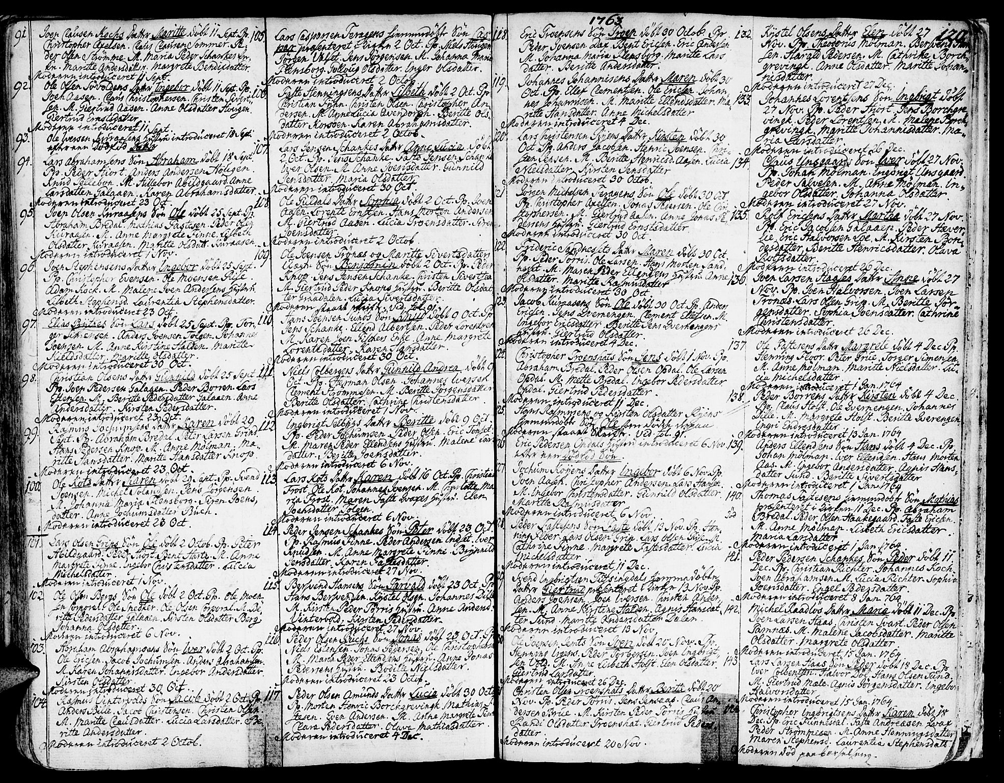 Ministerialprotokoller, klokkerbøker og fødselsregistre - Sør-Trøndelag, SAT/A-1456/681/L0925: Parish register (official) no. 681A03, 1727-1766, p. 120