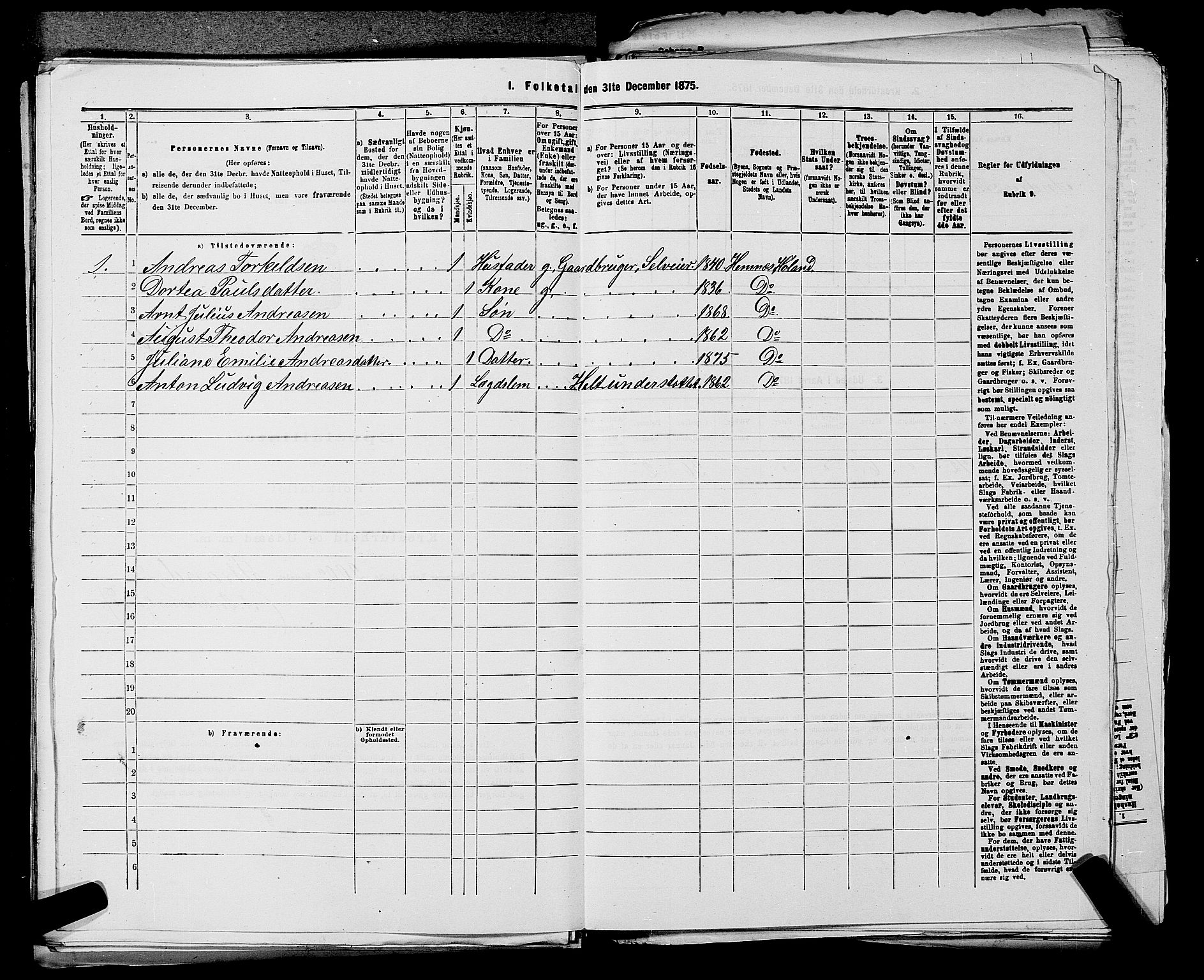 RA, 1875 census for 0221P Høland, 1875, p. 1469