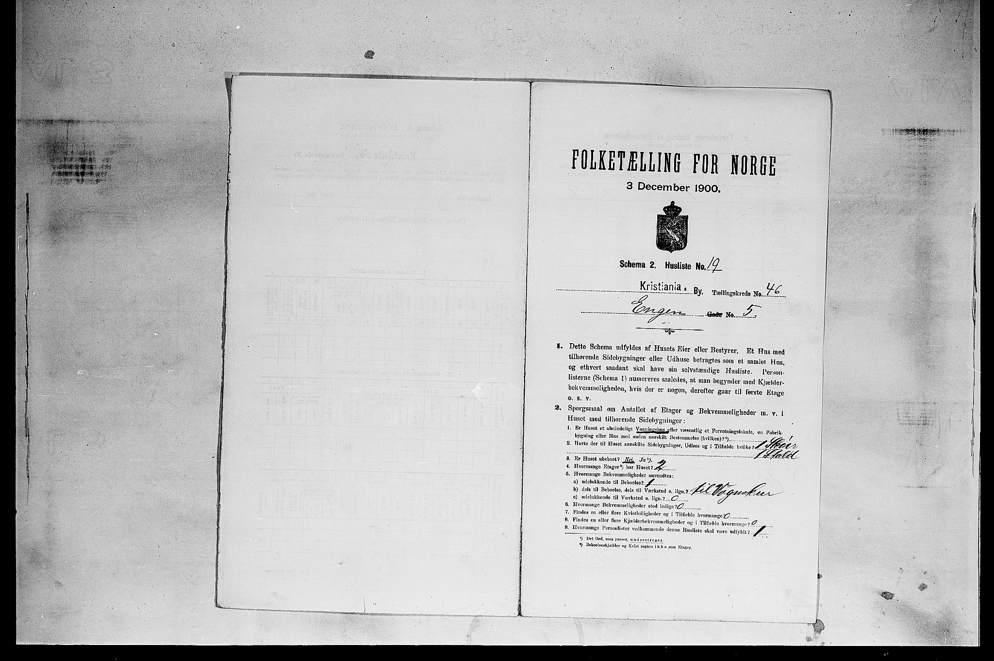 SAO, 1900 census for Kristiania, 1900, p. 20181