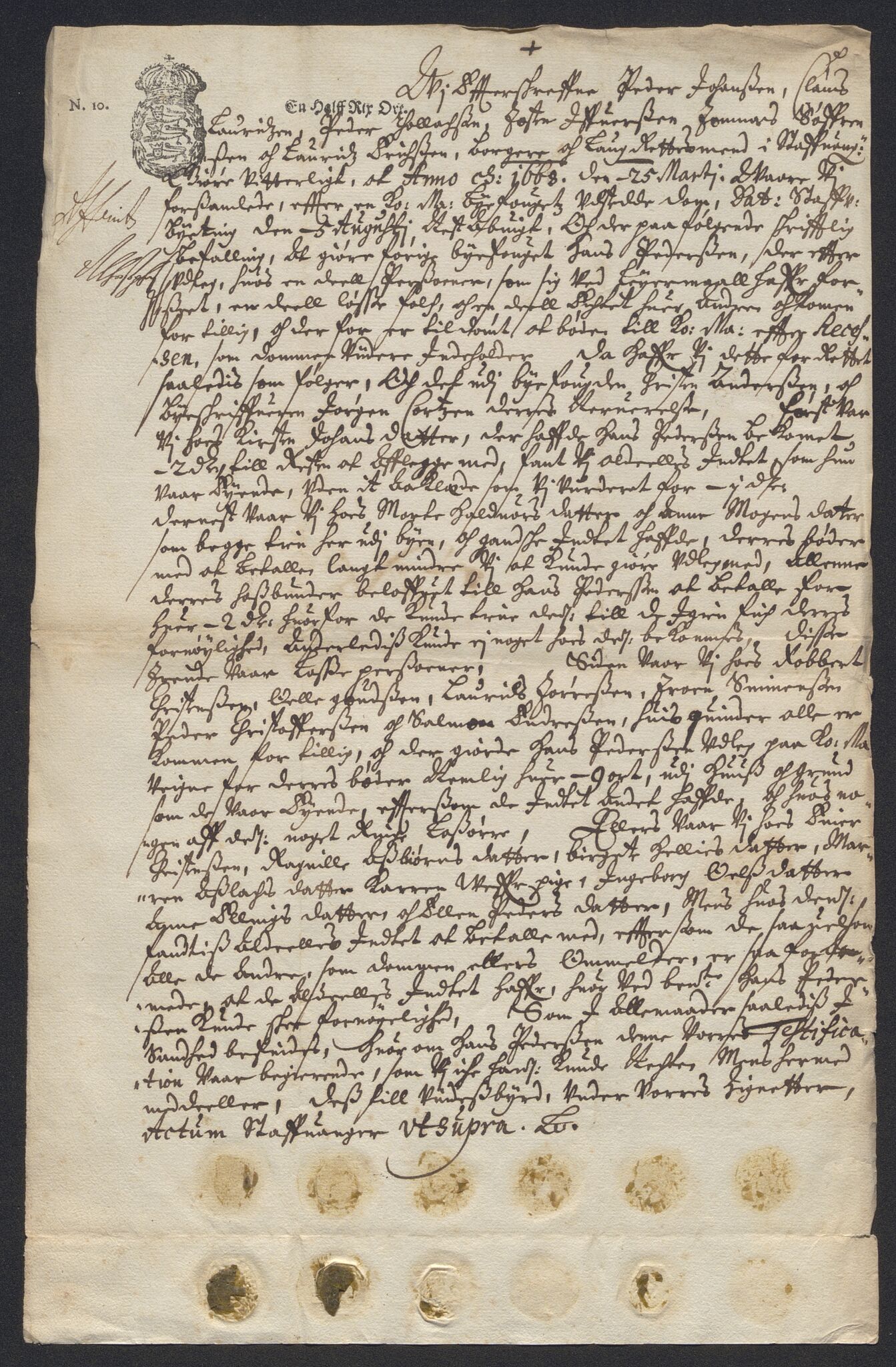 Rentekammeret inntil 1814, Reviderte regnskaper, Byregnskaper, AV/RA-EA-4066/R/Ro/L0316: [O14] Sikt og sakefall, 1662-1693, p. 144