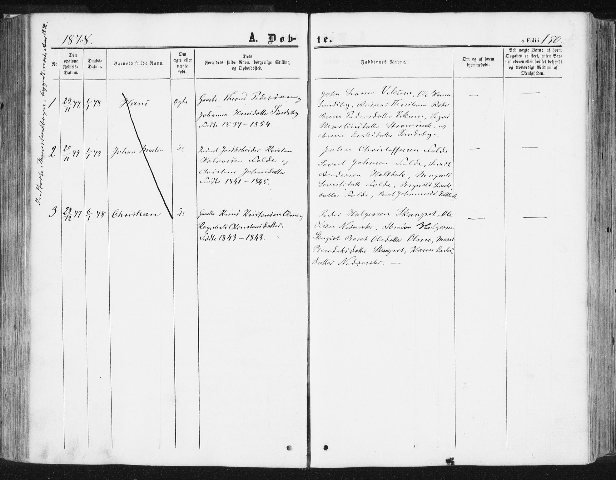 Ministerialprotokoller, klokkerbøker og fødselsregistre - Møre og Romsdal, AV/SAT-A-1454/578/L0905: Parish register (official) no. 578A04, 1859-1877, p. 150